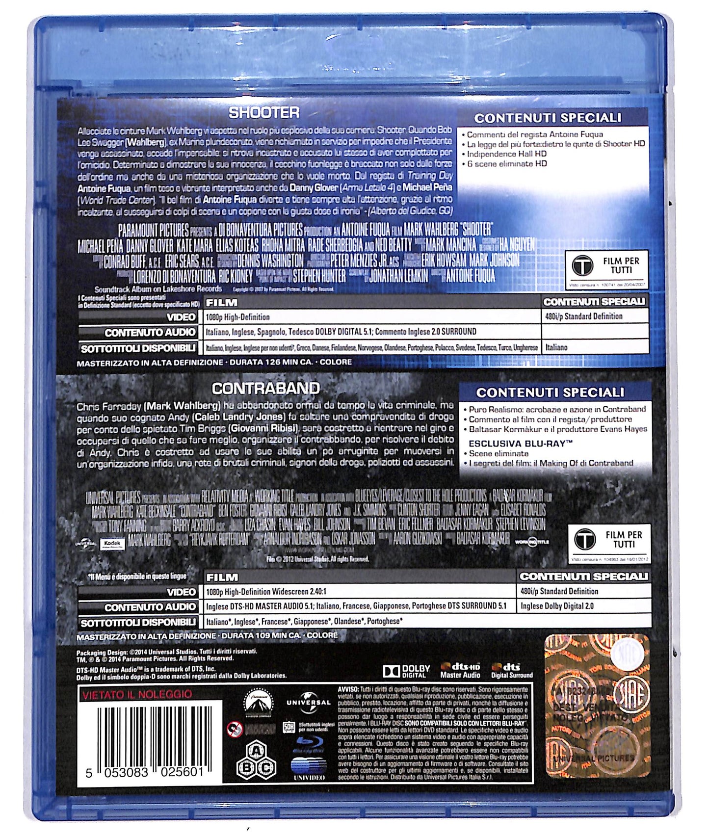 EBOND Shooter - Contraband - 2 BLURAY BLURAY D733635