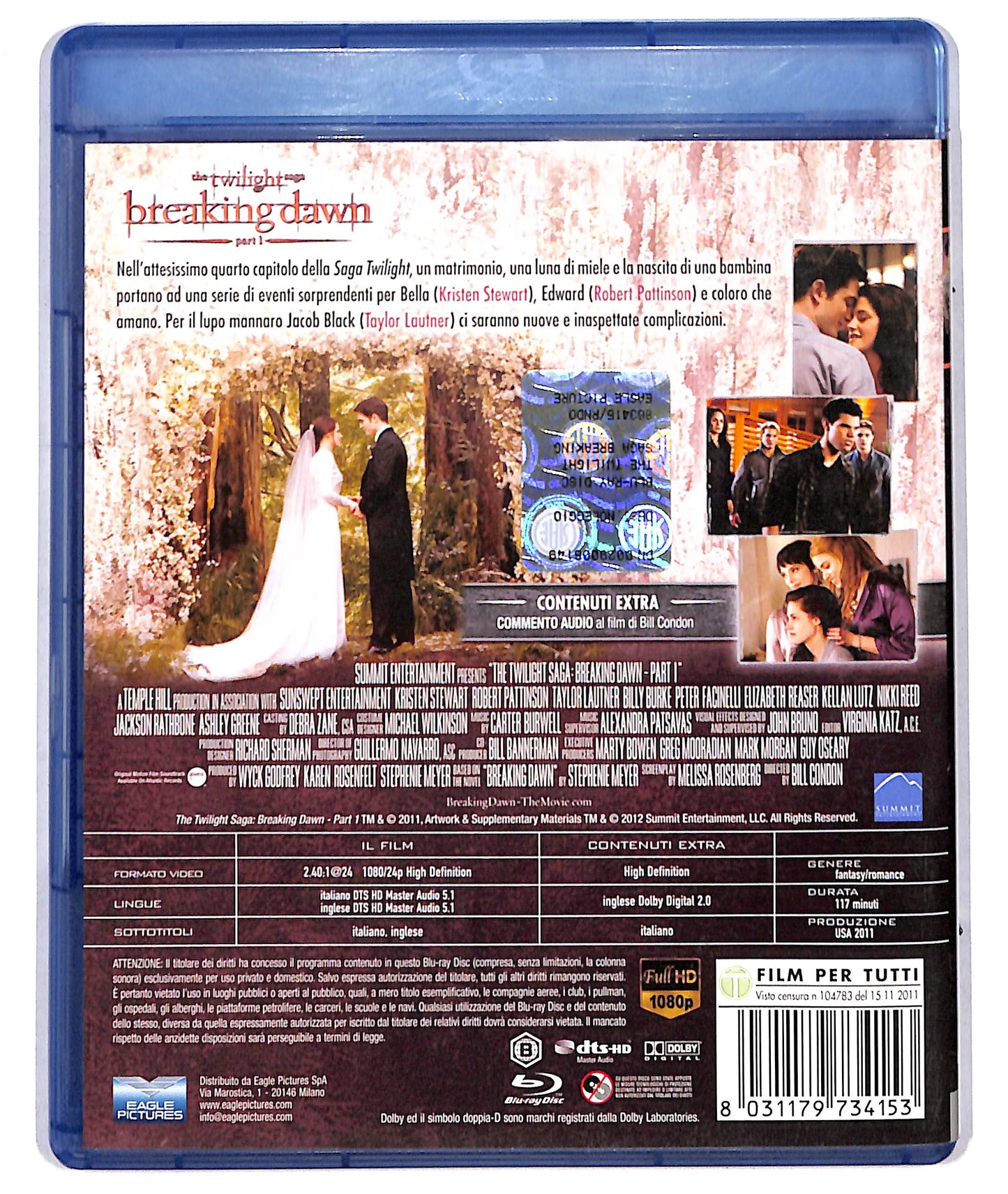 EBOND breaking dawn - part 1 - noleggio BLURAY NOLEGGIO BLURAY D733653