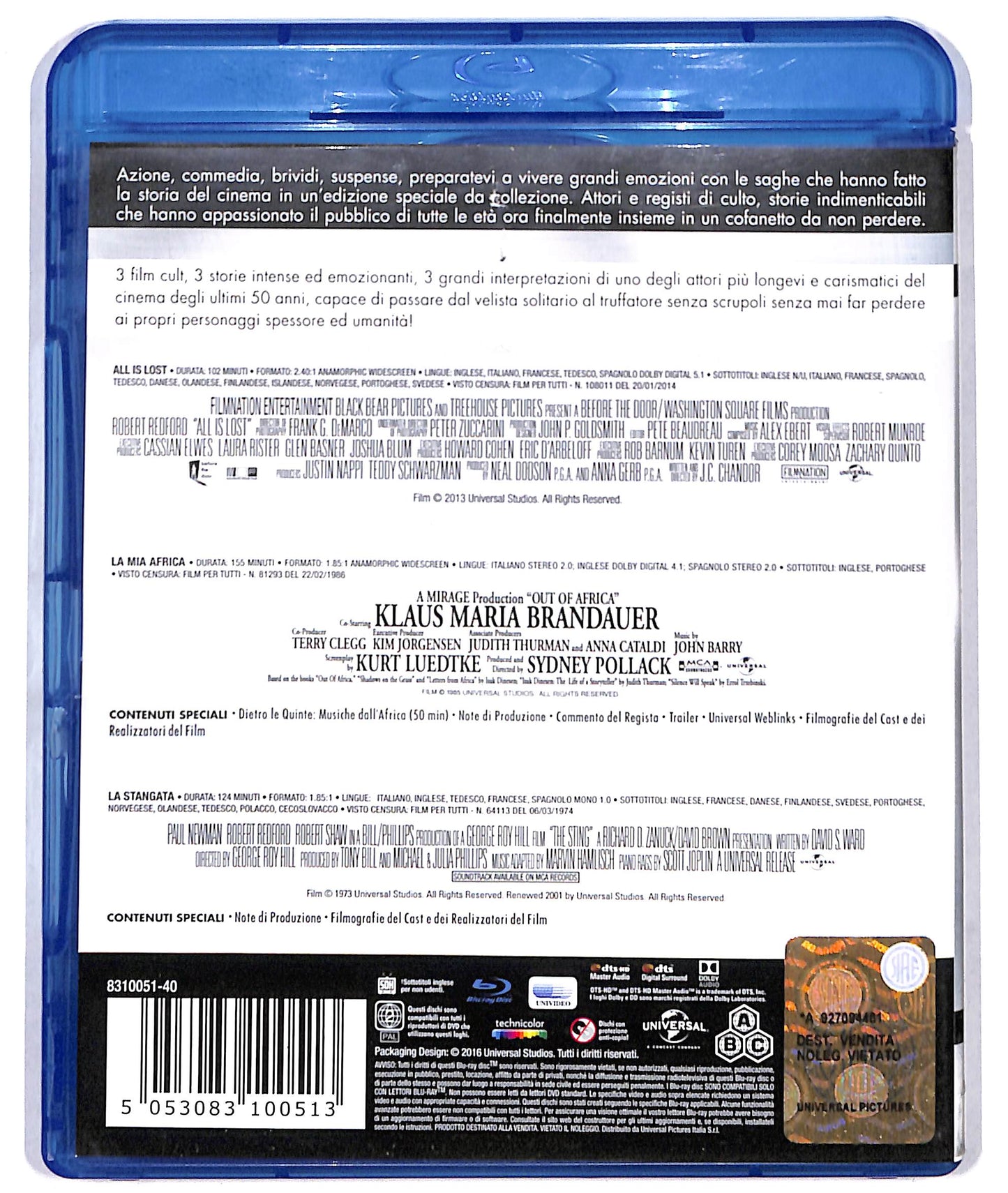 EBOND Robert Redford Collection BLURAY BLURAY D733656