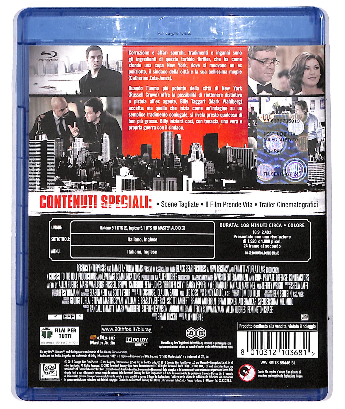 EBOND Broken City  BLURAY D733657