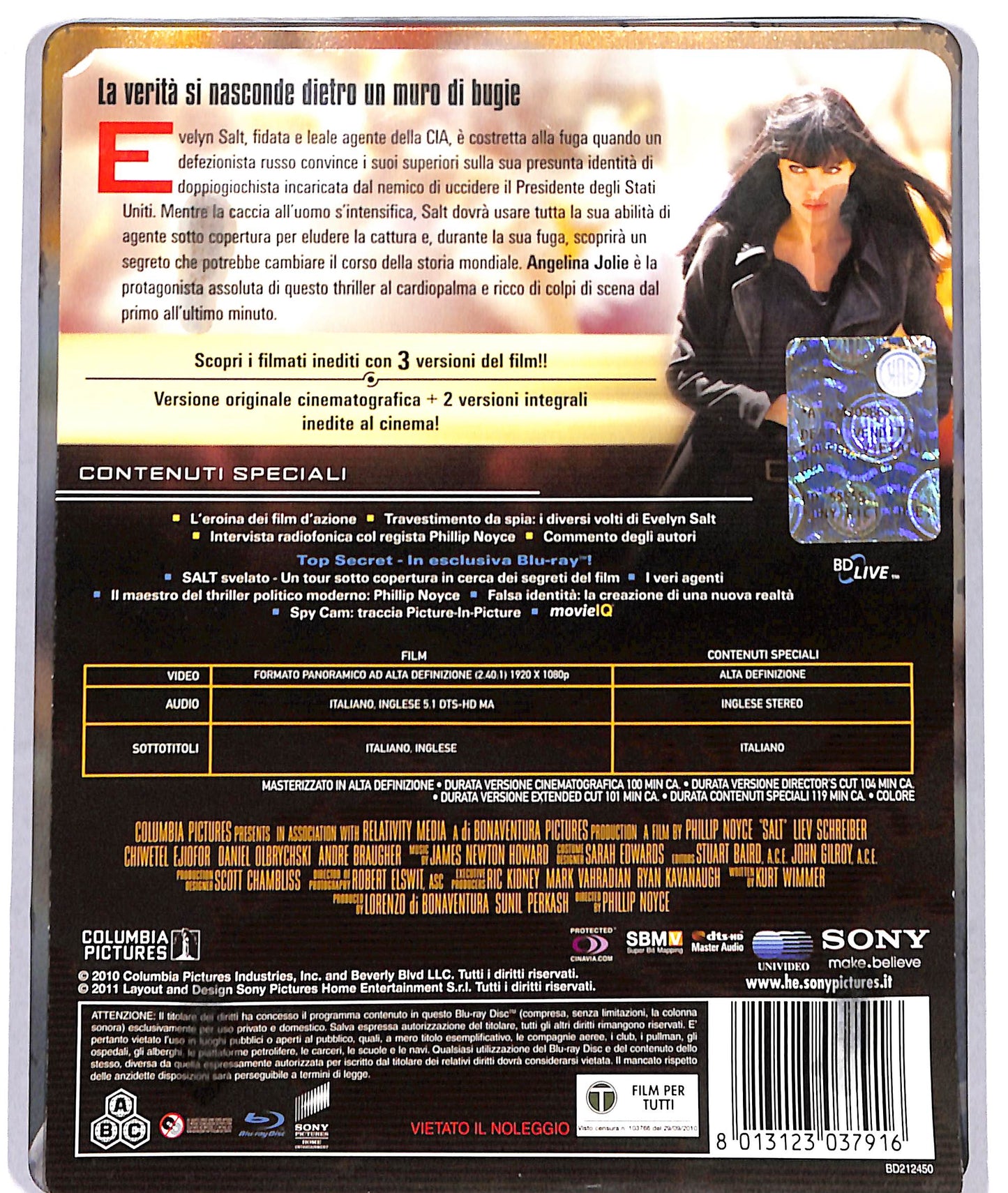 EBOND Salt - extended cut BLURAY BLURAY D733664