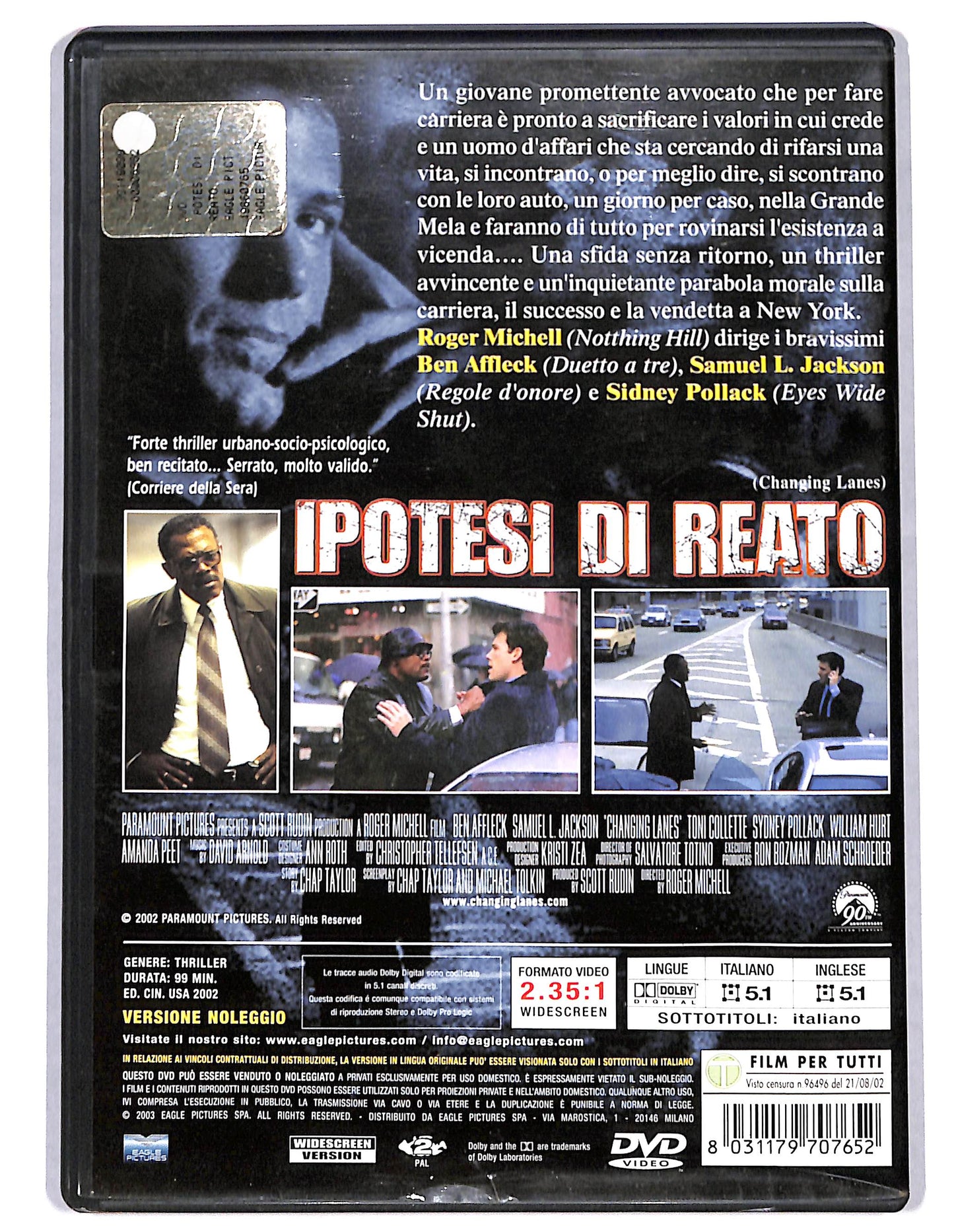 EBOND ipotesi di reato DVD D733807