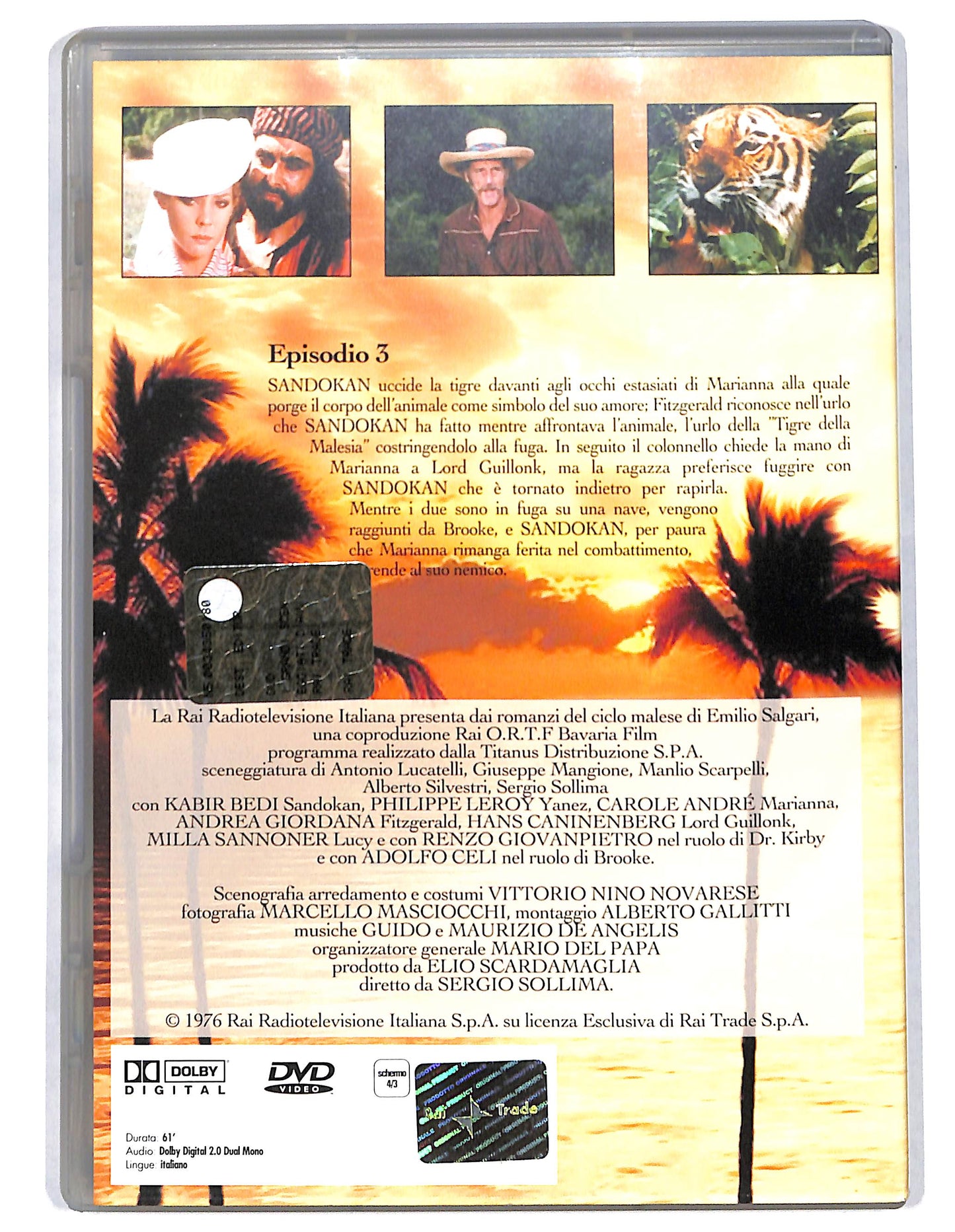 EBOND sandokan episodio 3  EDITORIALE DVD D733926