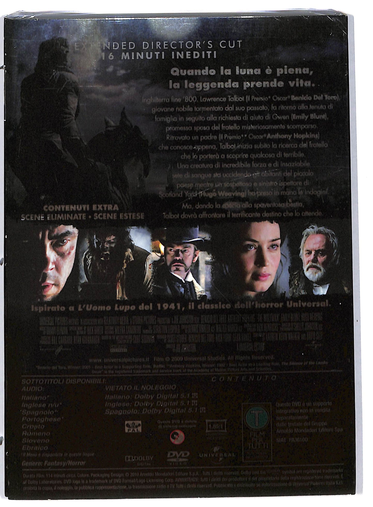 EBOND Wolfman Slipcase EDITORIALE  DVD SLIM D734044