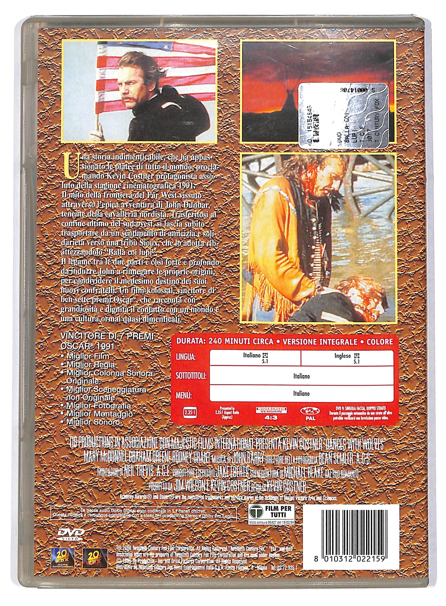 EBOND balla coi lupi DVD D734057