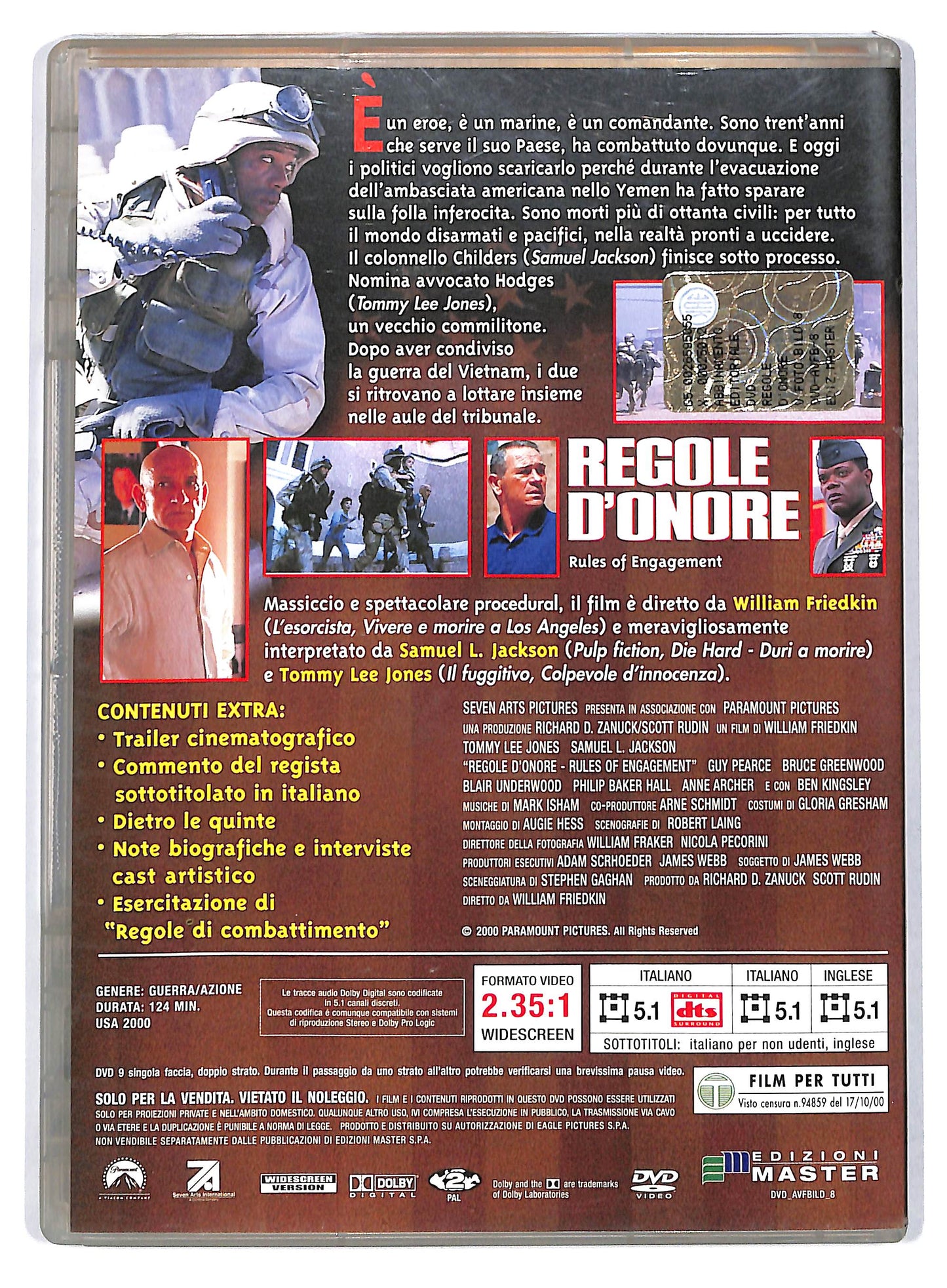 EBOND Regole D'Onore  EDITORIALE DVD D734062