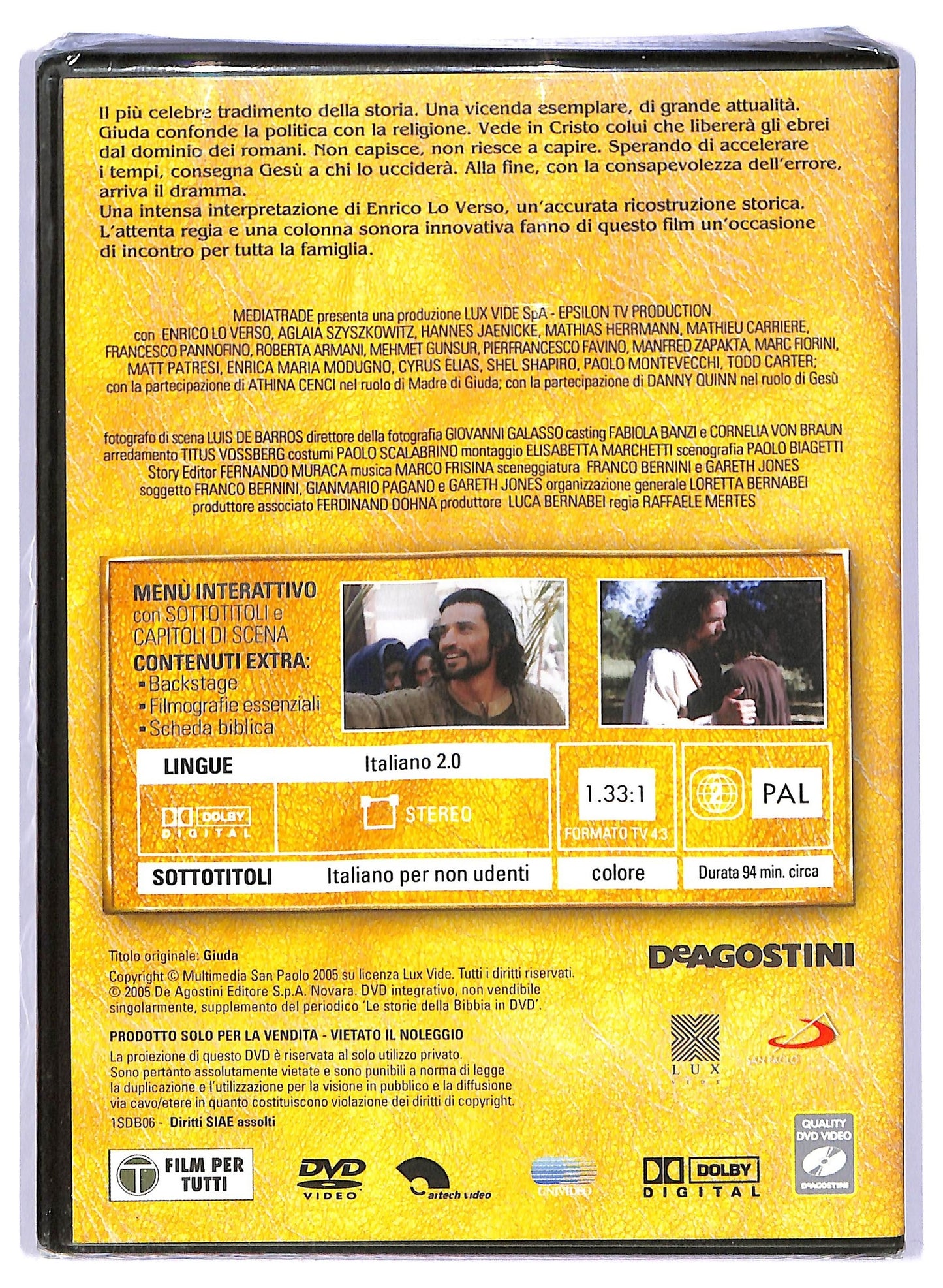 EBOND Giuda - Le Storie della Bibbia in DVD [Editoriale DeAgostini] D734106