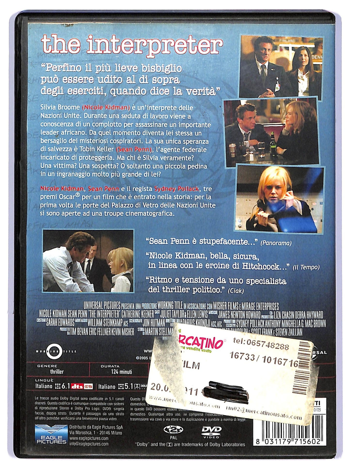 EBOND The Interpreter DVD D734113
