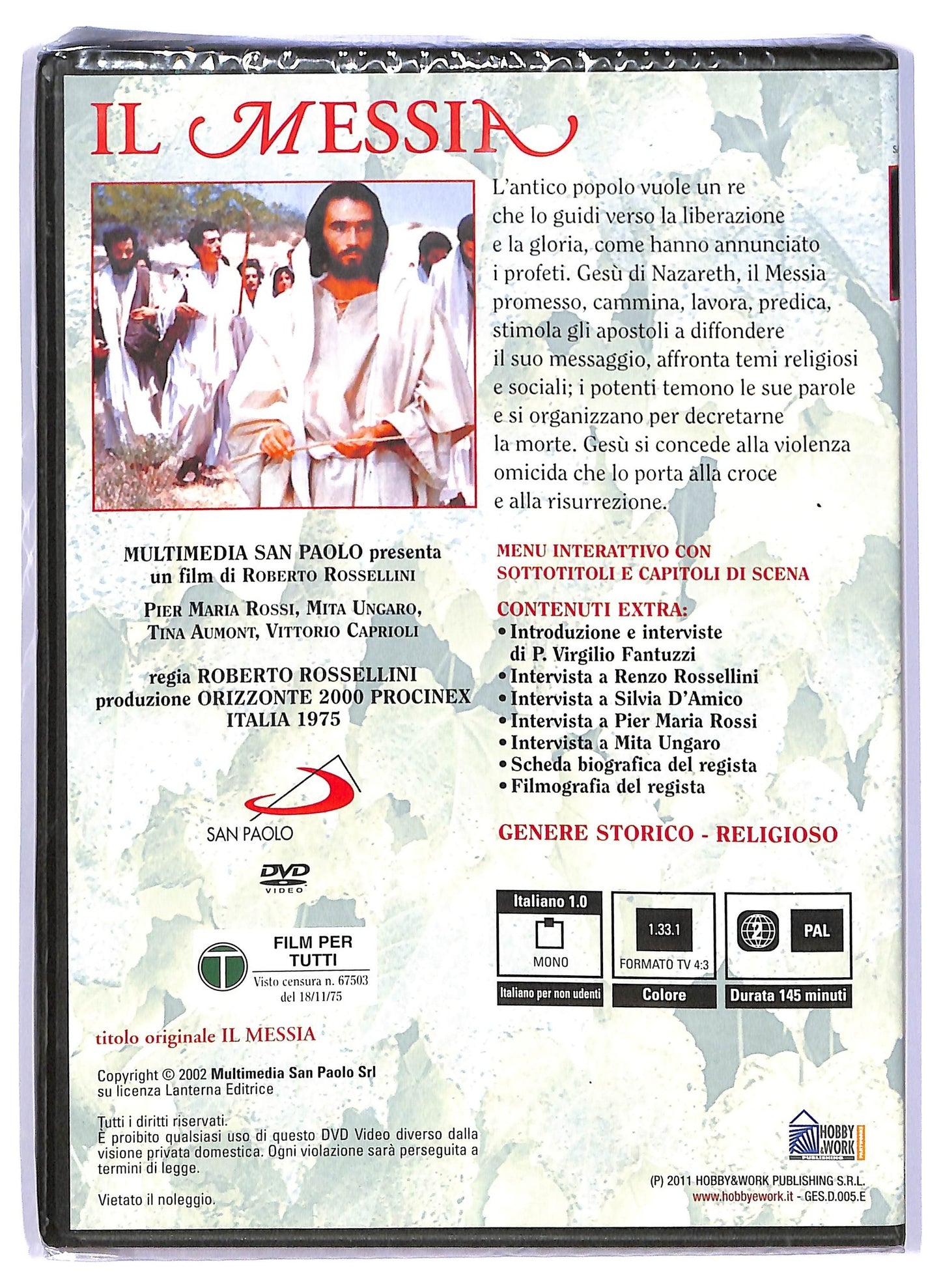 EBOND Il Messia EDITORIALE DVD D734126