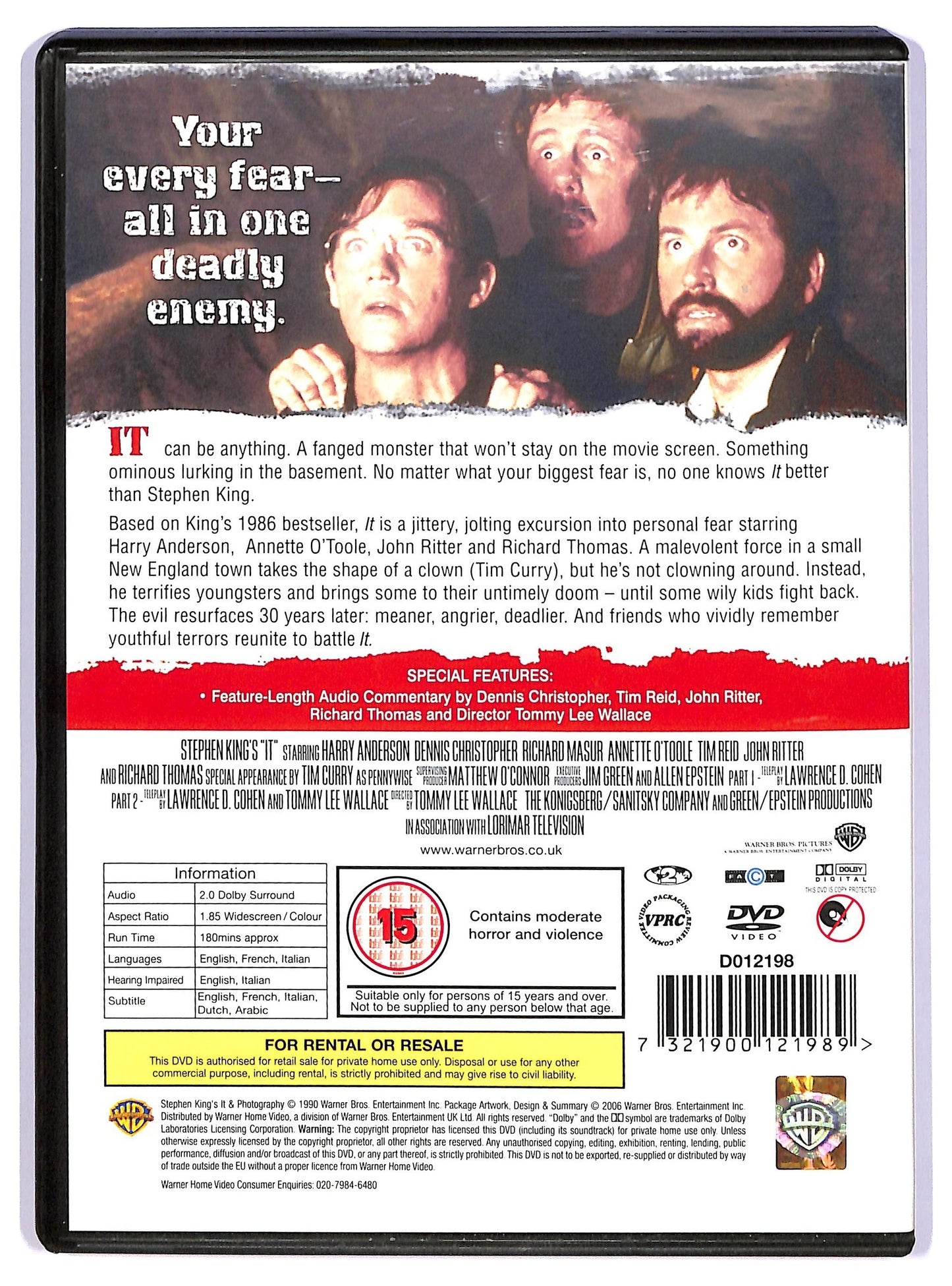 EBOND It - Stephen King's DVD D734313