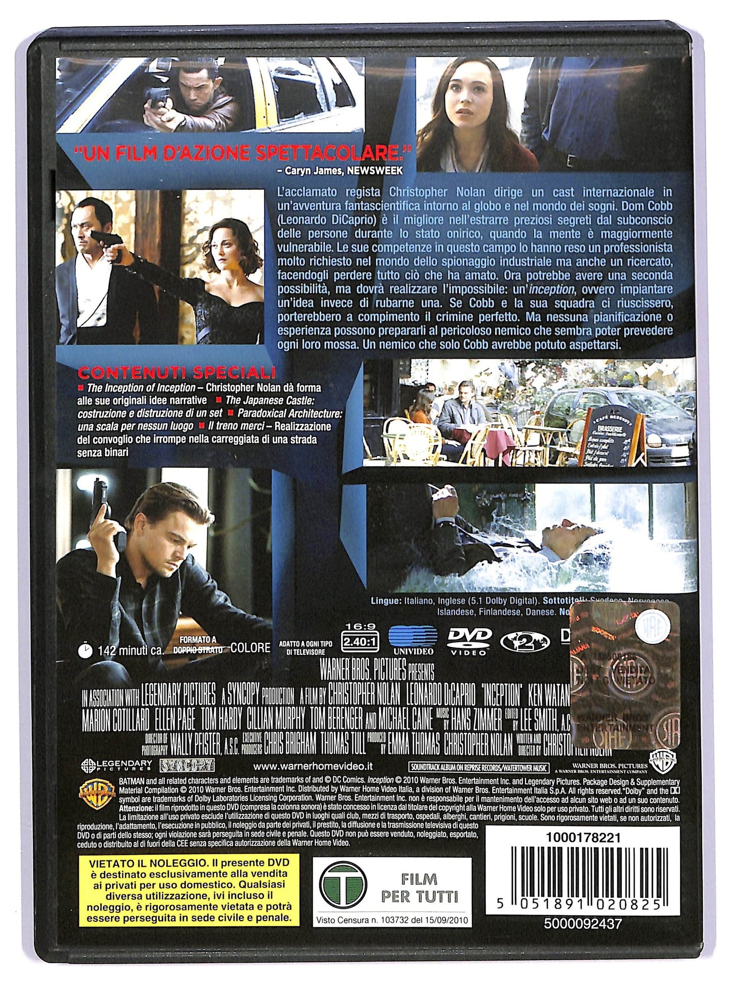EBOND Inception DVD D734324