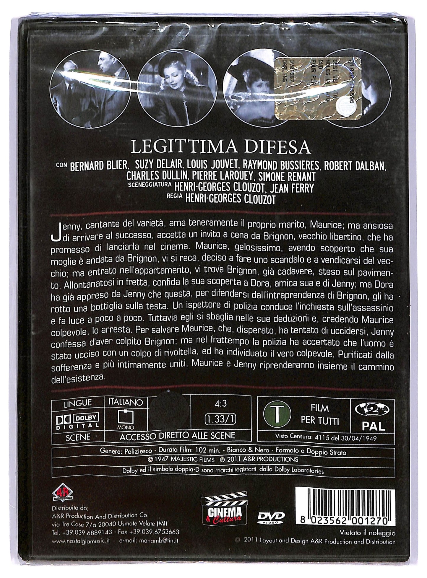 EBOND Legittima difesa DVD D734428