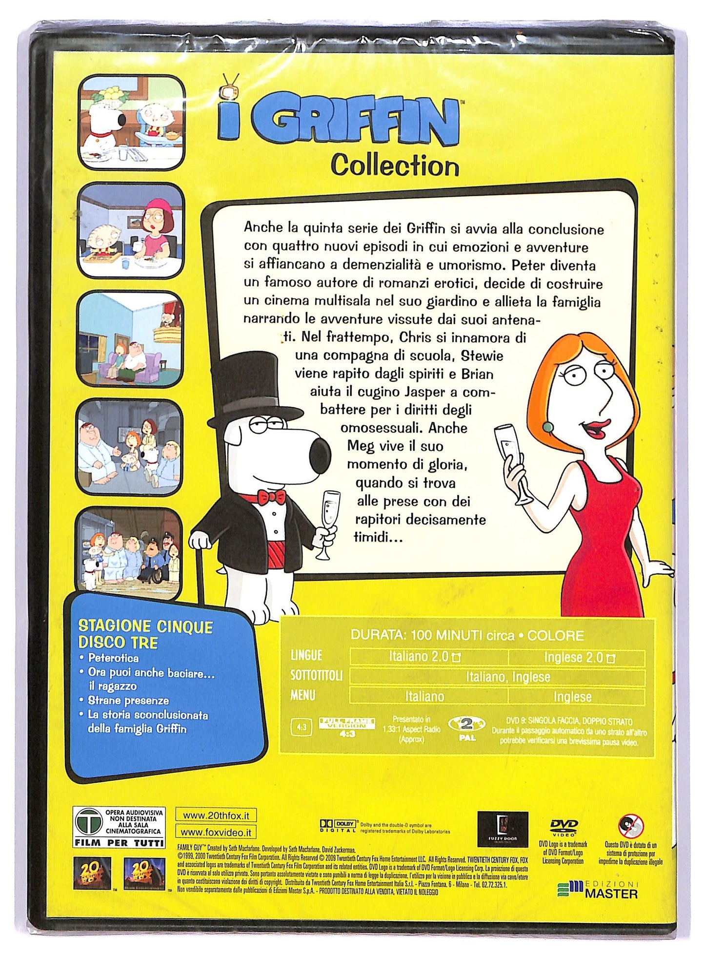 EBOND I Griffin. Stagione 5  DVD  Disco Tre Editoriale D734461