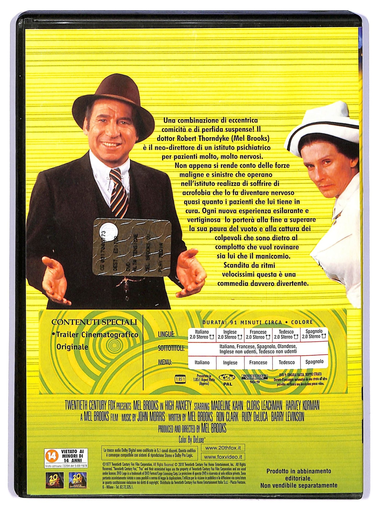 EBOND Alta Tensione EDITORIALE DVD D734507