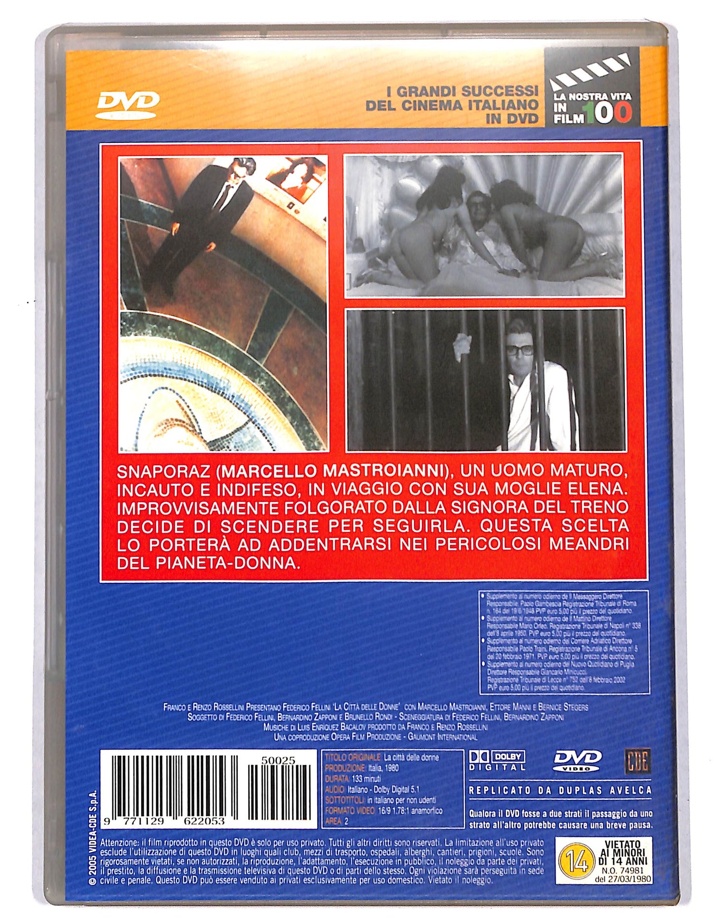 EBOND Federico Fellini - La citta delle donne EDITORIALE DVD D734658