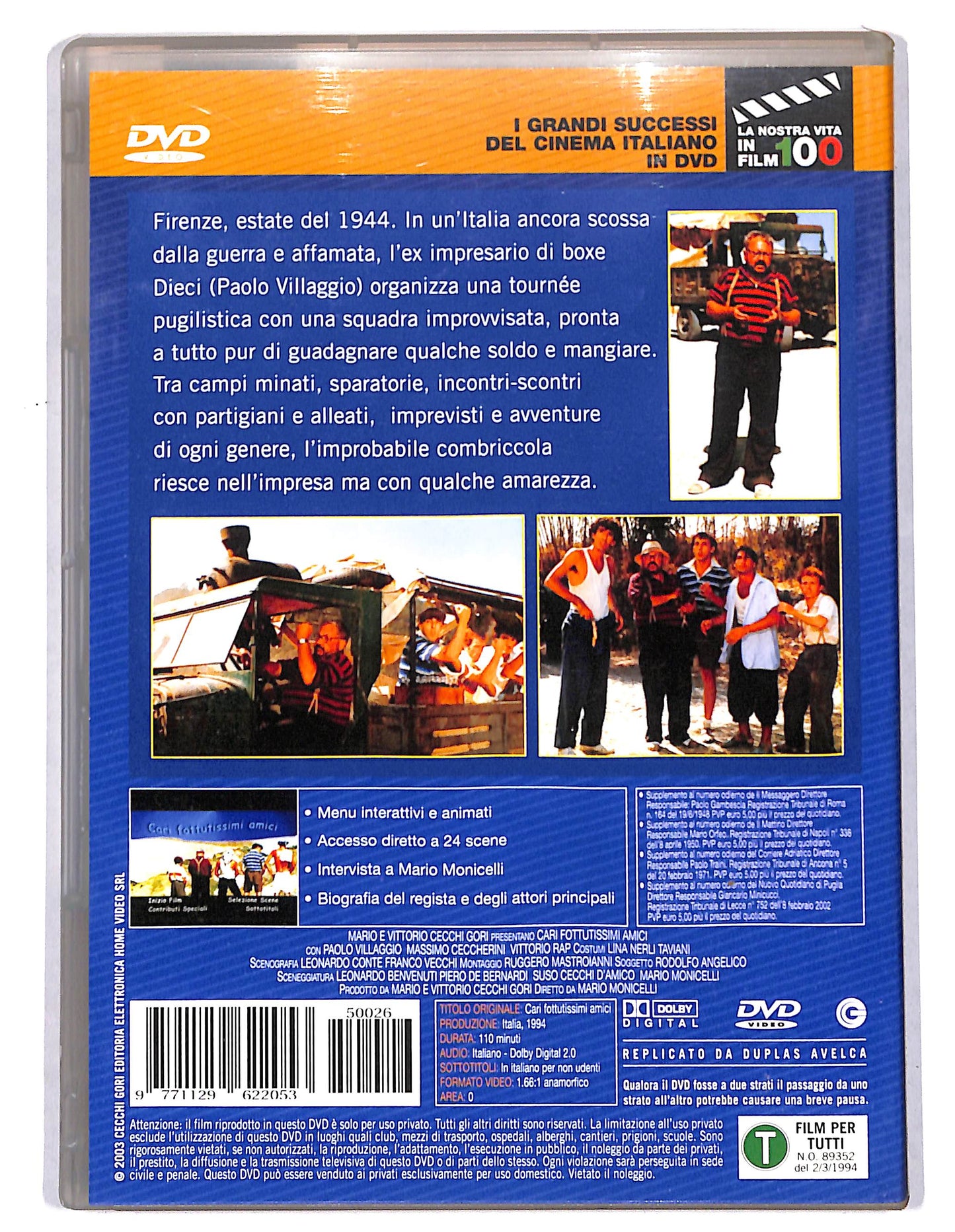 EBOND Cari fottutissimi amici EDITORIALE DVD D734659
