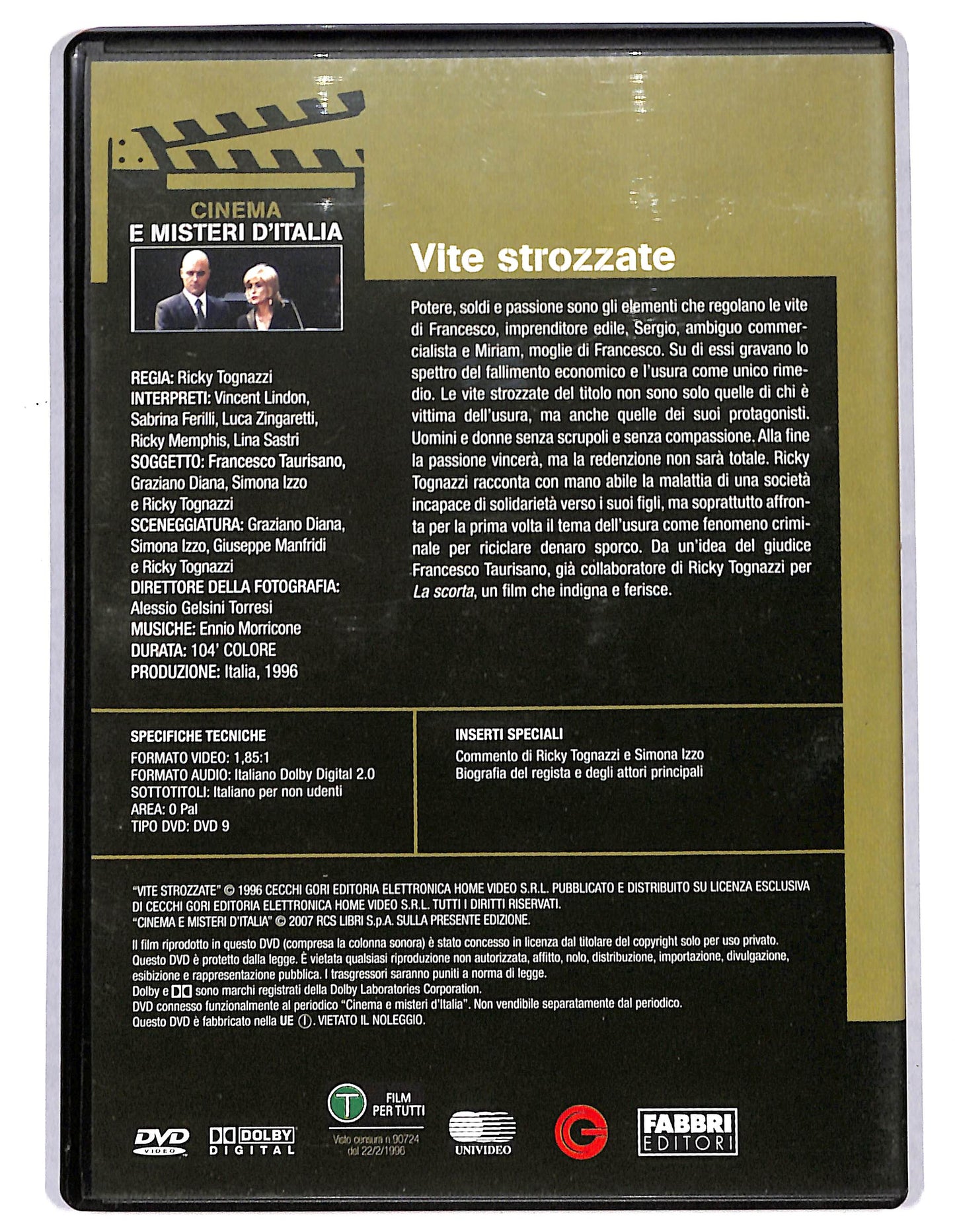 EBOND Vite strozzate EDITORIALE DVD D734719