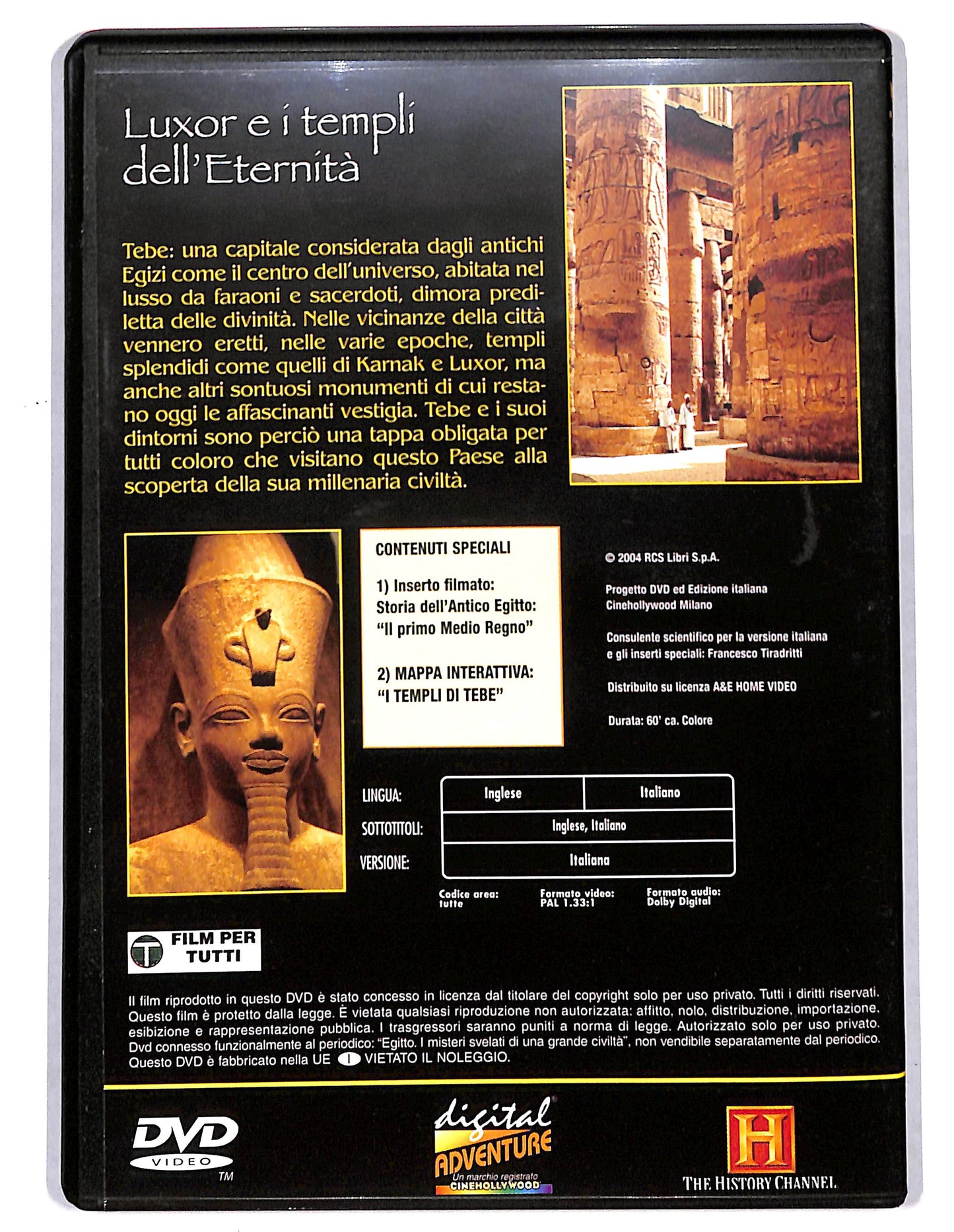 EBOND Luxur e i templi dell'eternita DVD EDITORIALE D734737