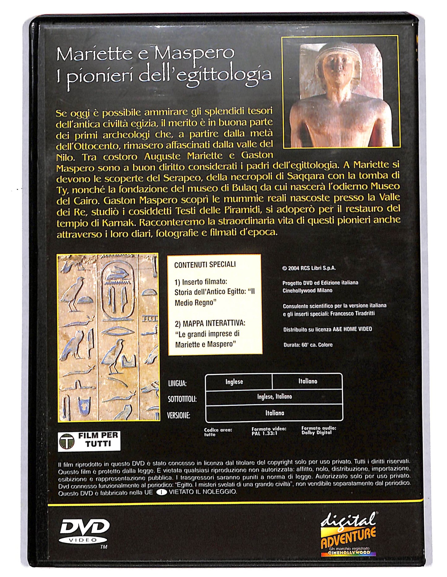 EBOND Mariette e Maspero I Pionieri Dell'Archeologia- Egitto - Fabbri Editore DVD - I Misteri Svelati Di Una Grande Civilta D734746