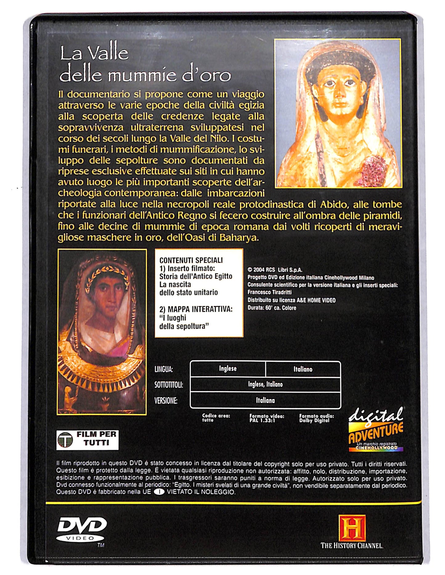 EBOND Egitto - La Valle delle Mummie d'oro EDITORIALE DVD D734749