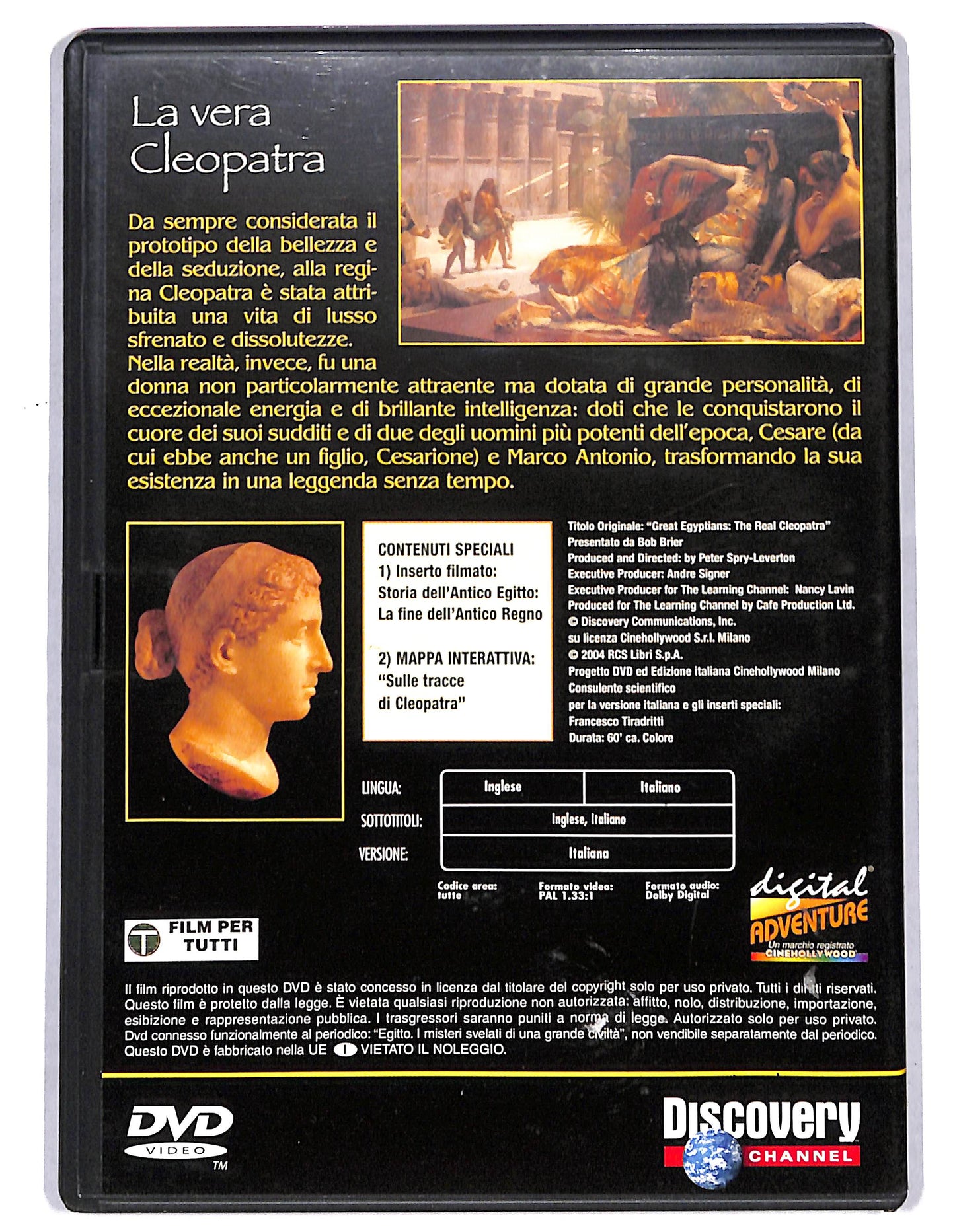 EBOND La vera cleopatra EDITORIALE DVD D734750
