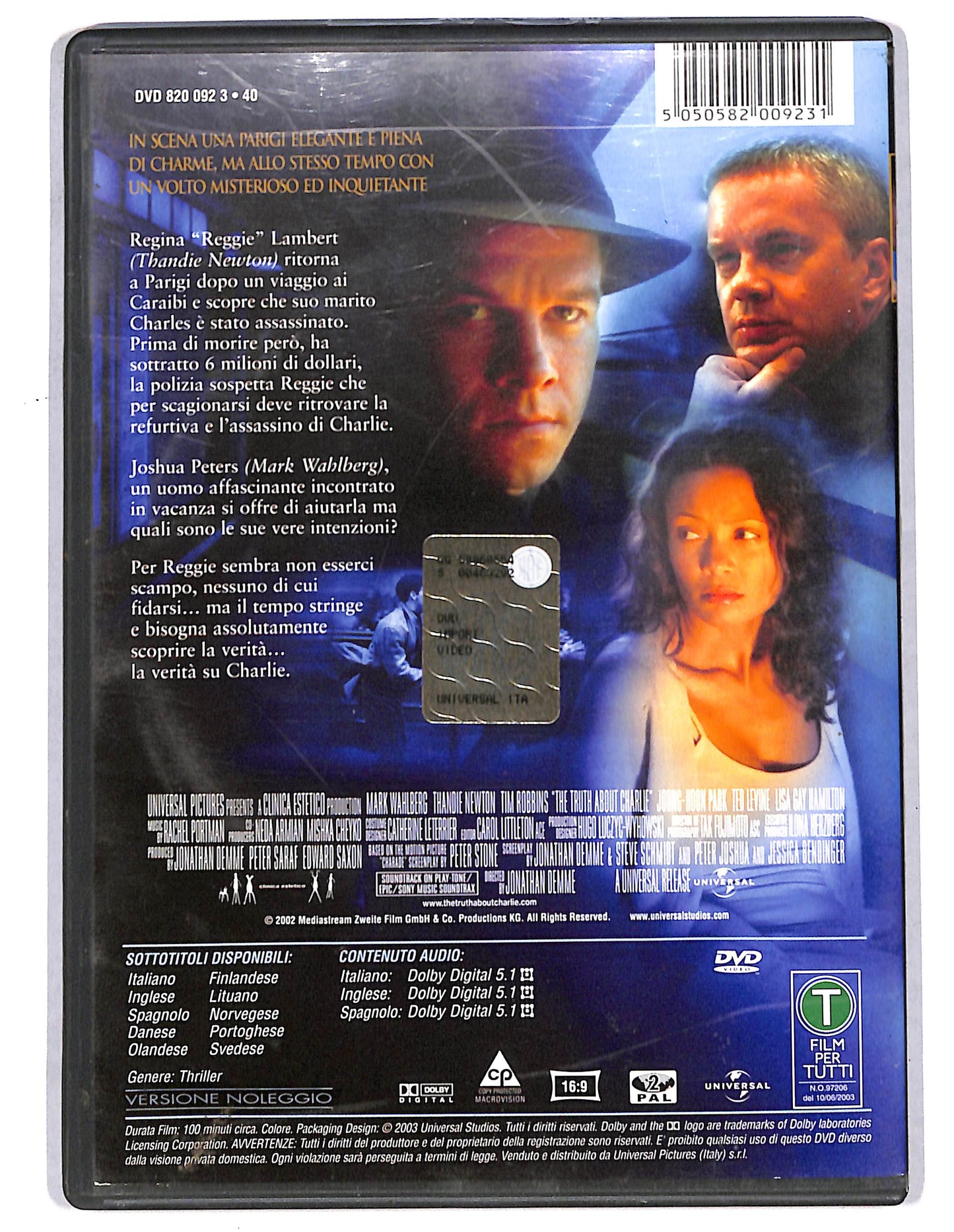 EBOND The Truth About Charlie NOLEGGIO DVD D734834