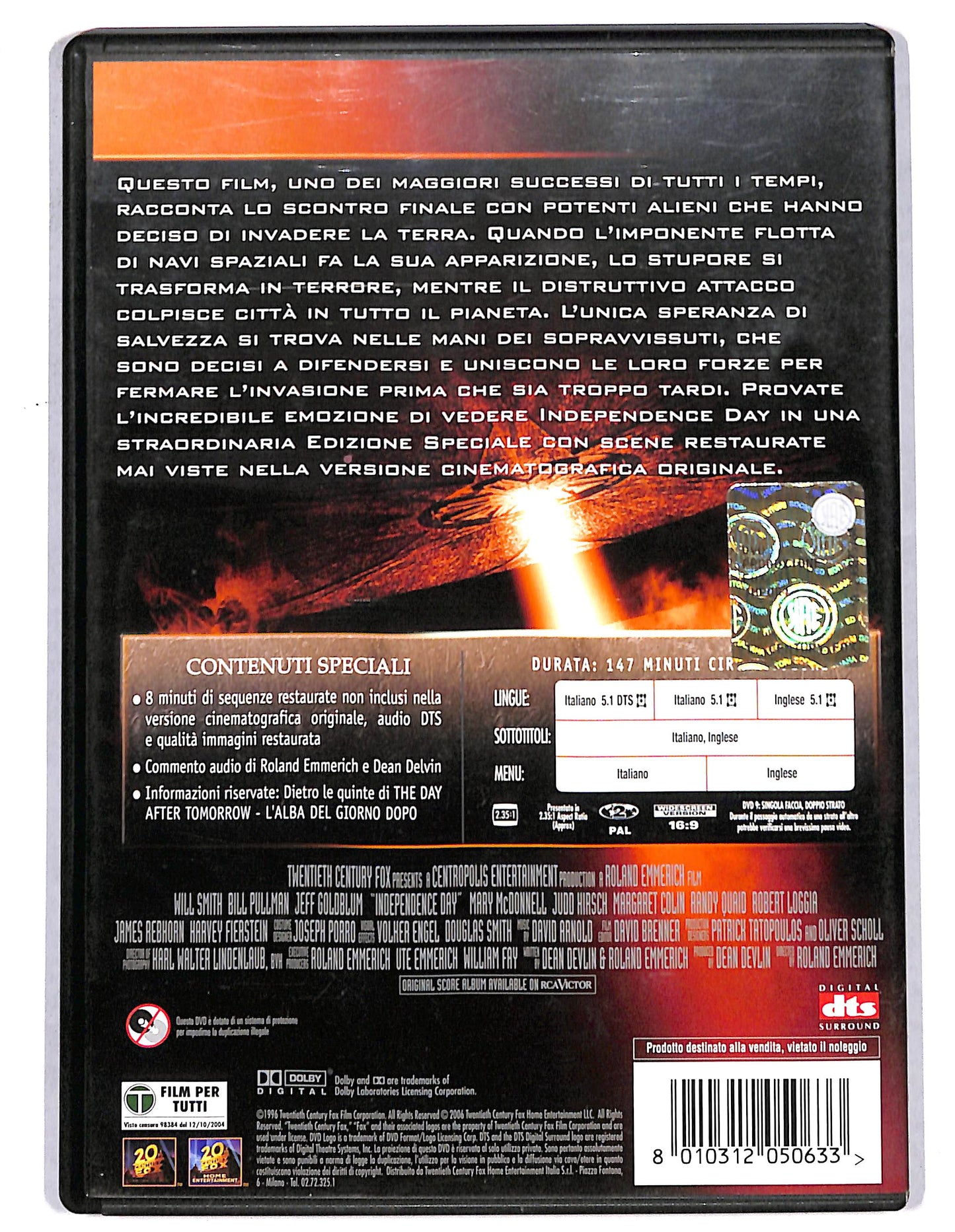 EBOND independance day DVD D734953