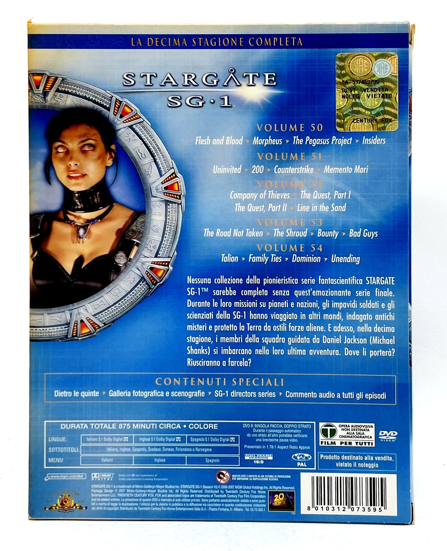 EBOND Stargate SG1 Stagione 10 (5 dischi no Booklet) DVD D735010