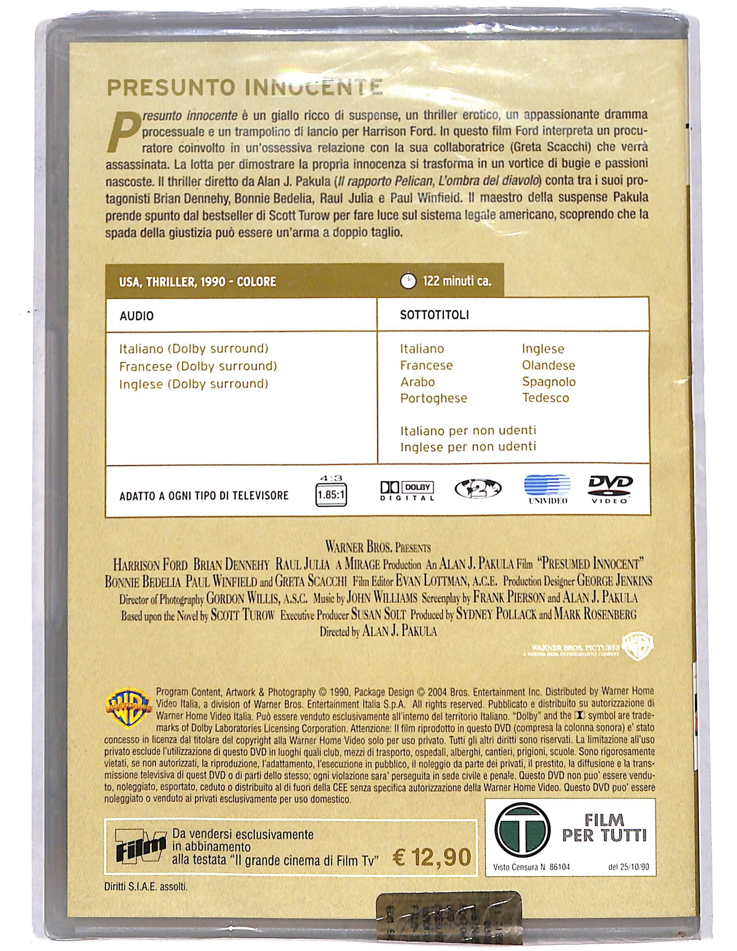 EBOND Presunto innocente  EDITORIALE  DVD D735233