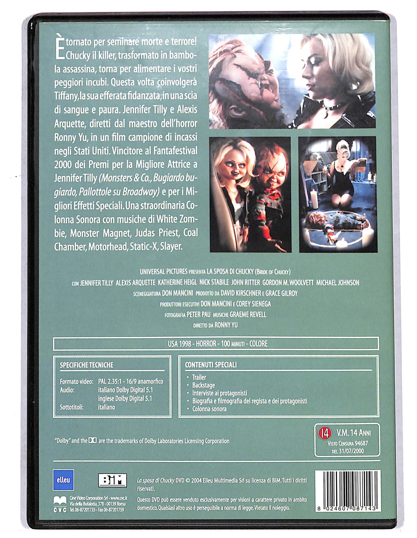 EBOND La sposa di Chucky DVD D735249