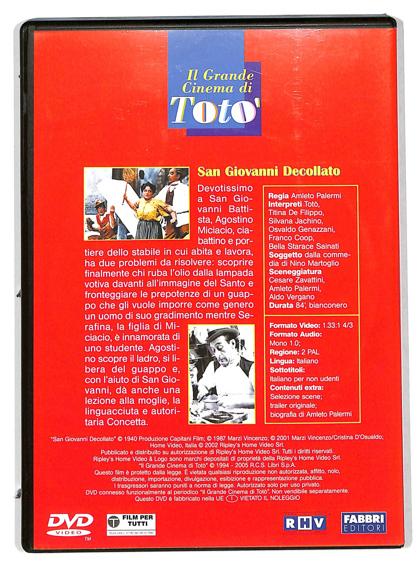 EBOND San Giovanni decollato  EDITORIALE DVD D735349