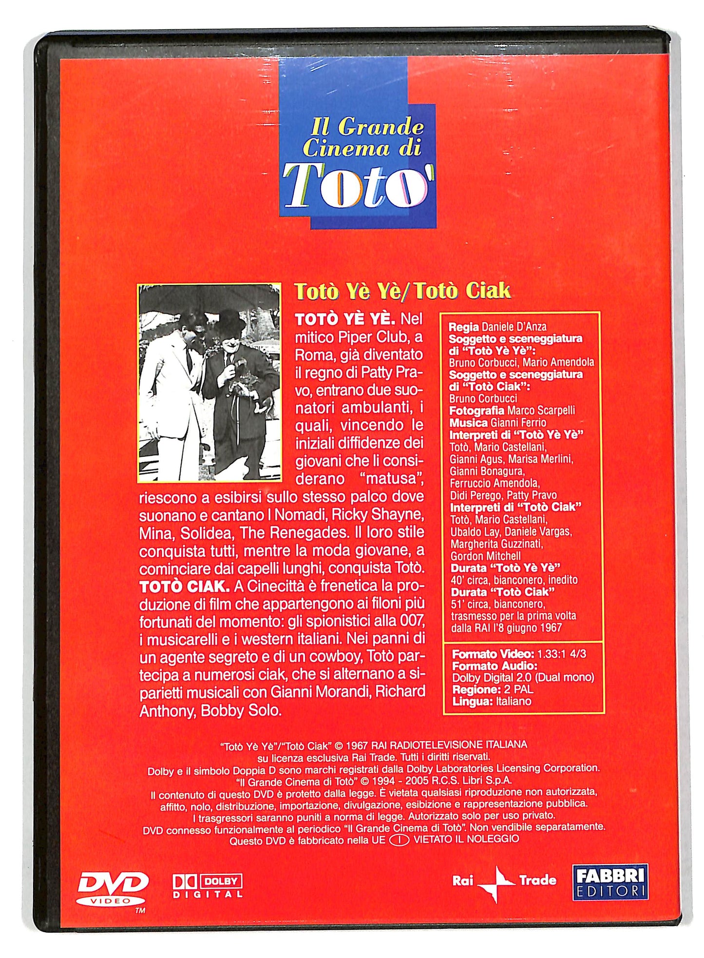 EBOND Toto ye ye/Toto ciak -  EDITORIALE  DVD D735408