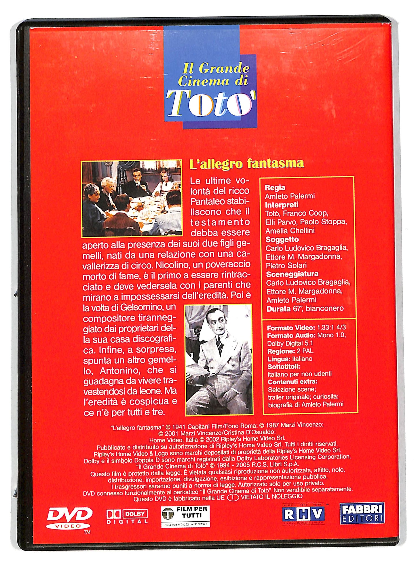 EBOND L'allegro fantasma EDITORIALE DVD D735412