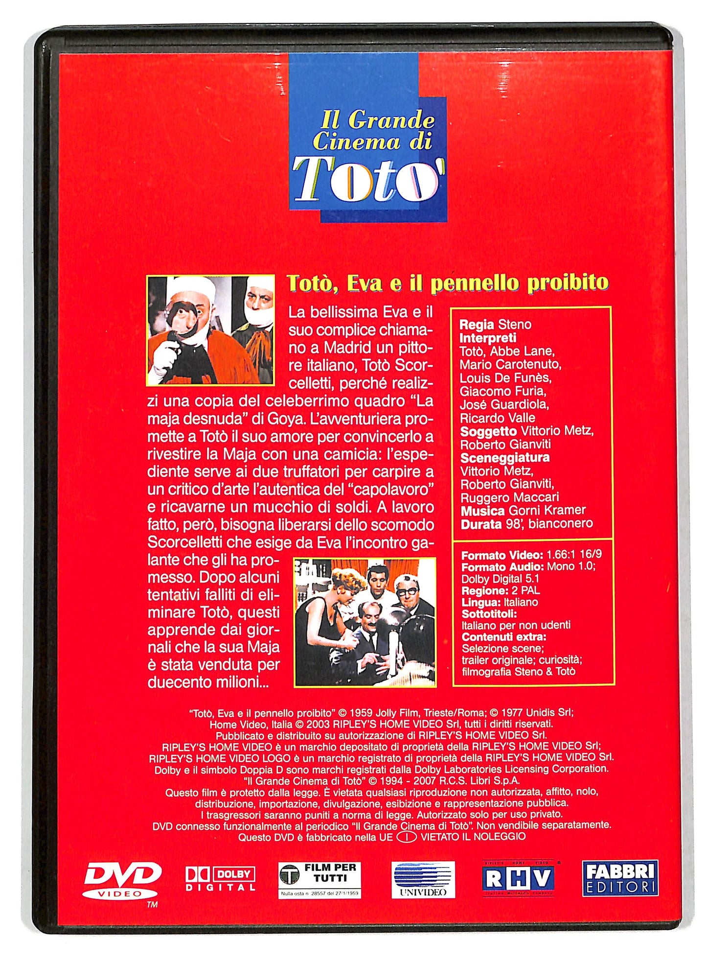 EBOND Toto,Eva e il pennello proibito EDITORIALE DVD D735502