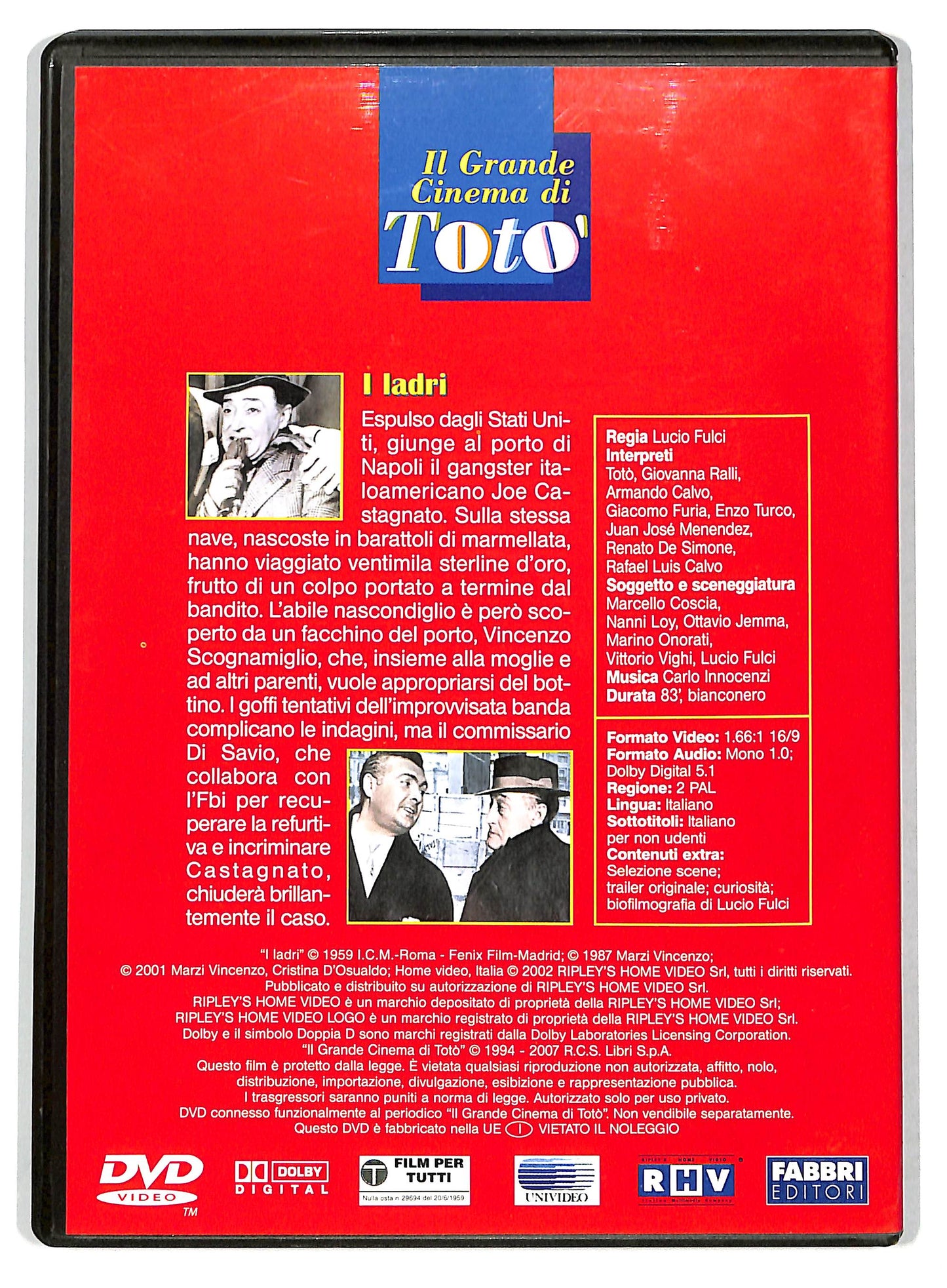 EBOND I ladri  EDITORIALE DVD D735509