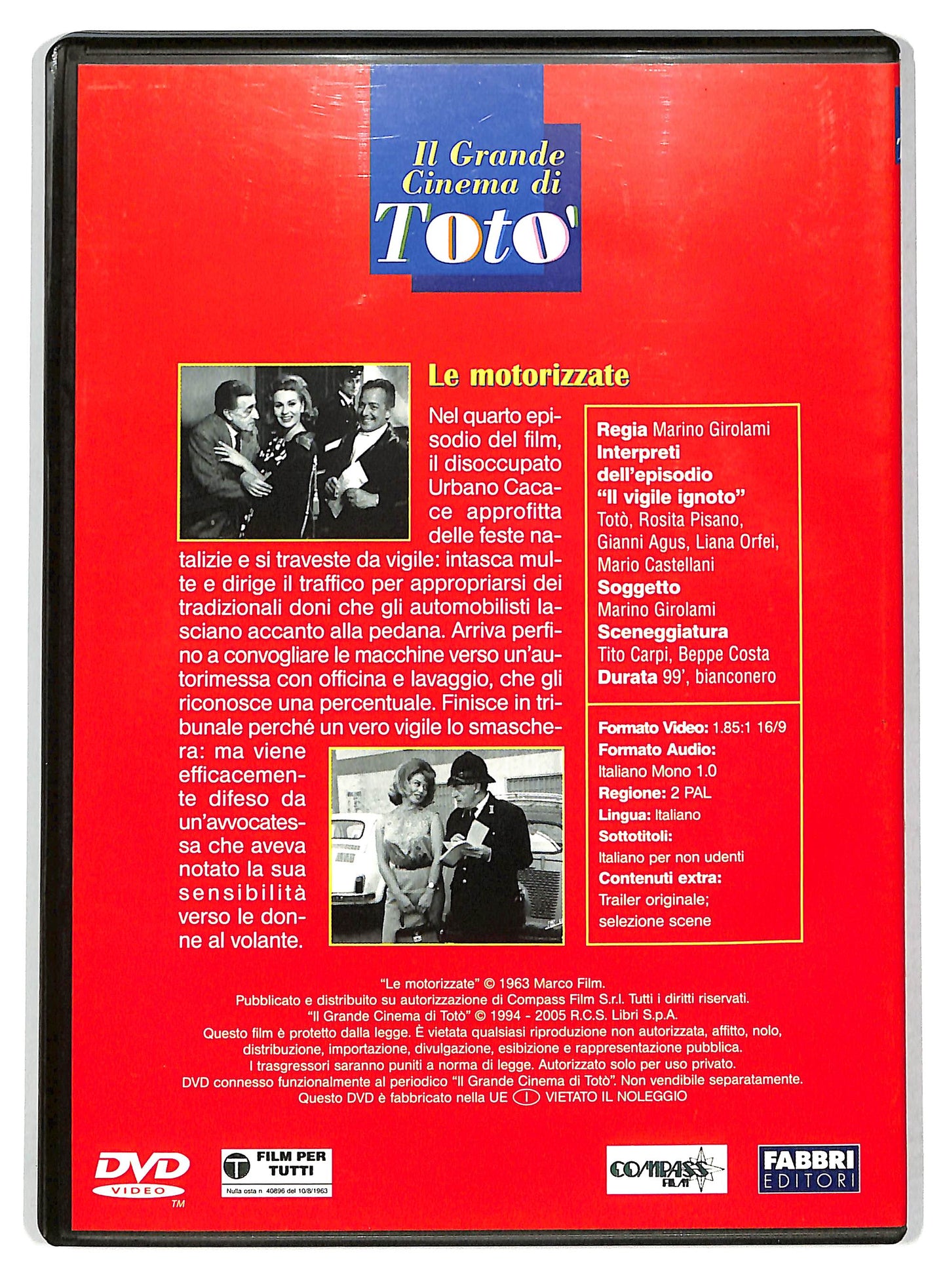 EBOND Il cinema di Toto - Le motorizzate EDITORIALE DVD D735513