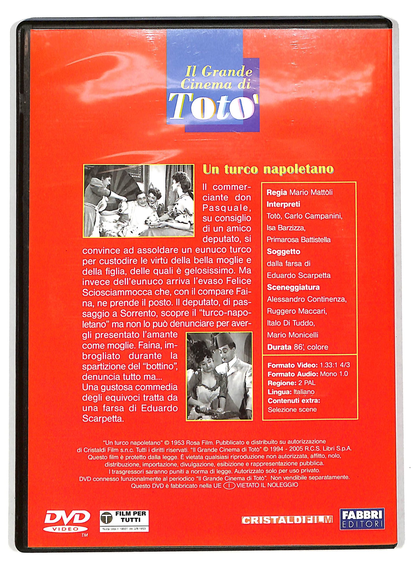 EBOND Un turco napoletano EDITORIALE DVD D735530
