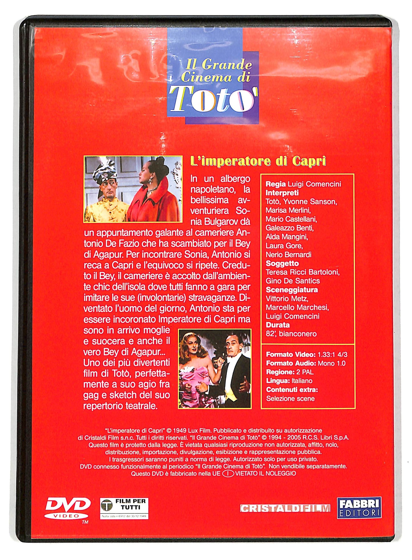 EBOND L'imperatore Di Capri  DVD EDITORIALE D735532