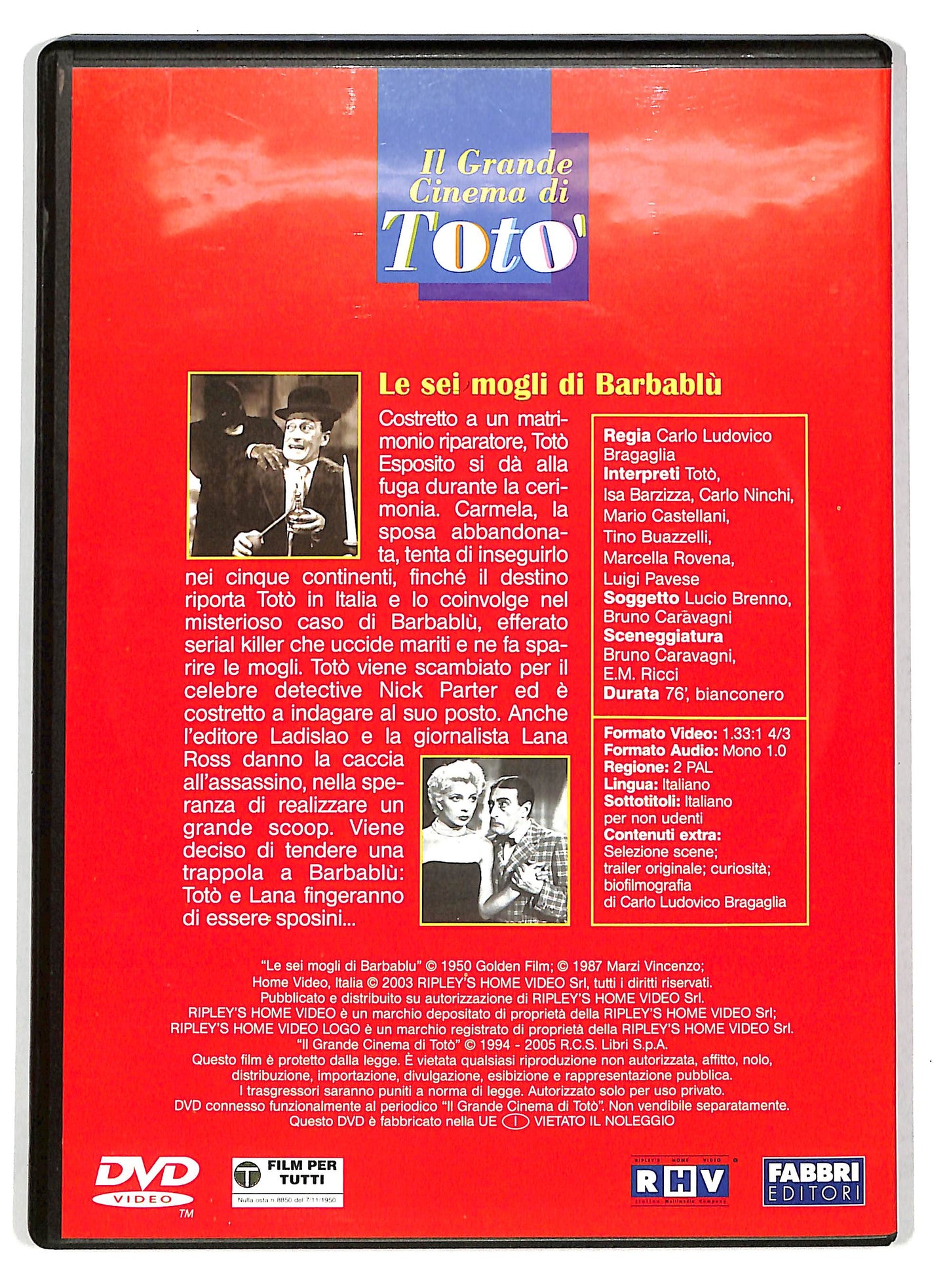 EBOND Le sei mogli di Barbablu EDITORIALE DVD D735534