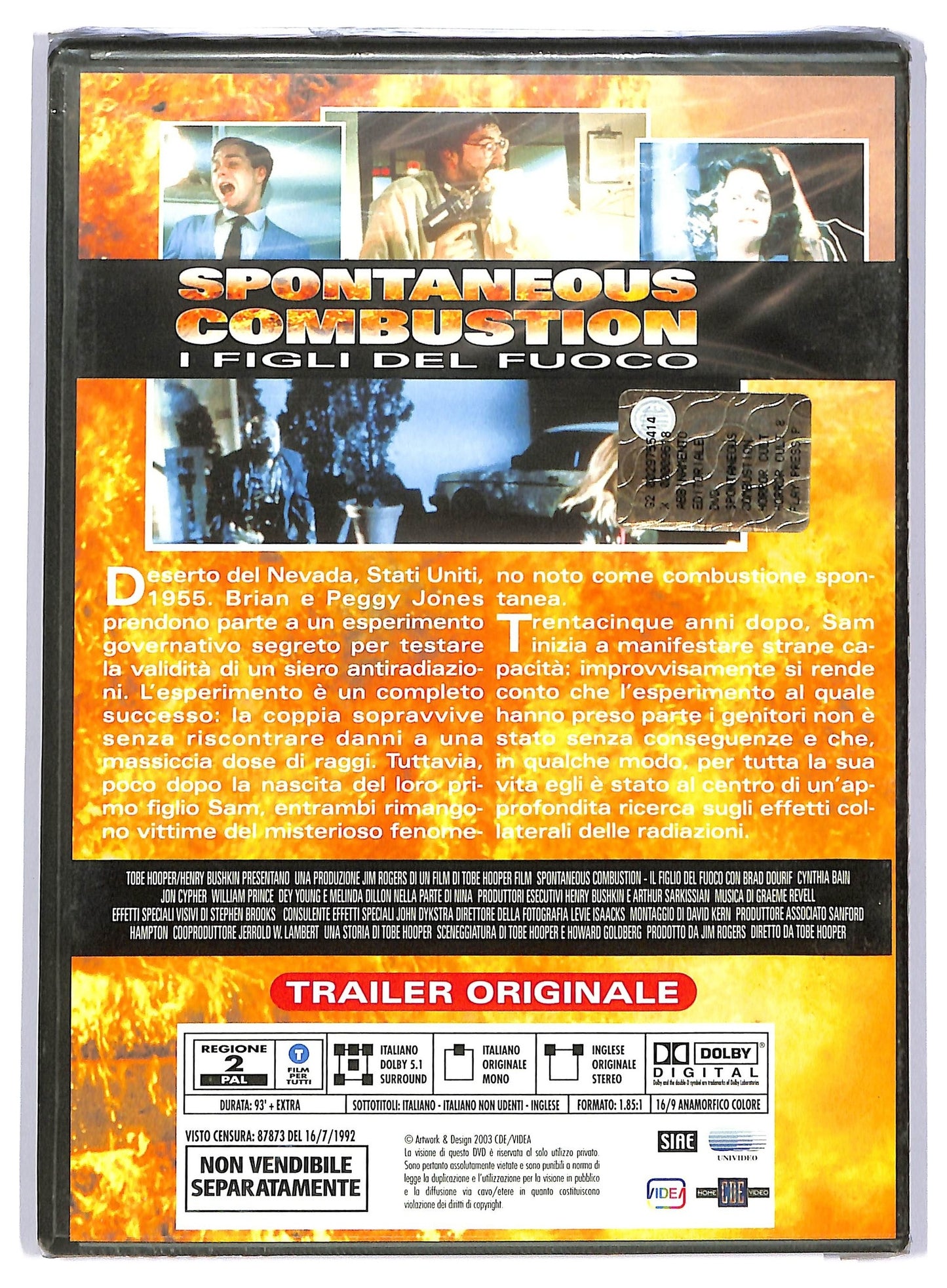 EBOND Spontaneous Combustion  EDITORIALE DVD D735740