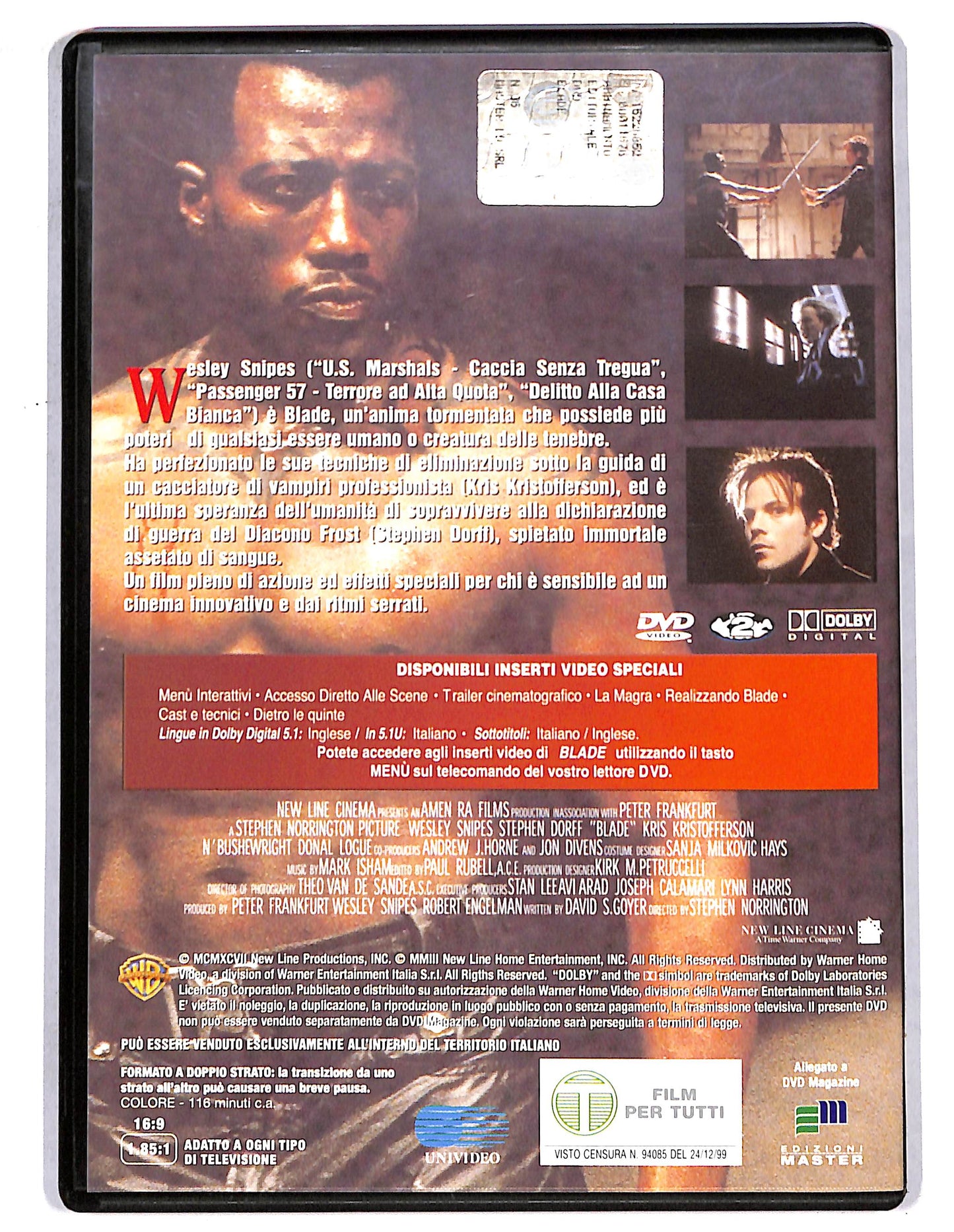 EBOND Blade  EDITORIALE DVD D735813