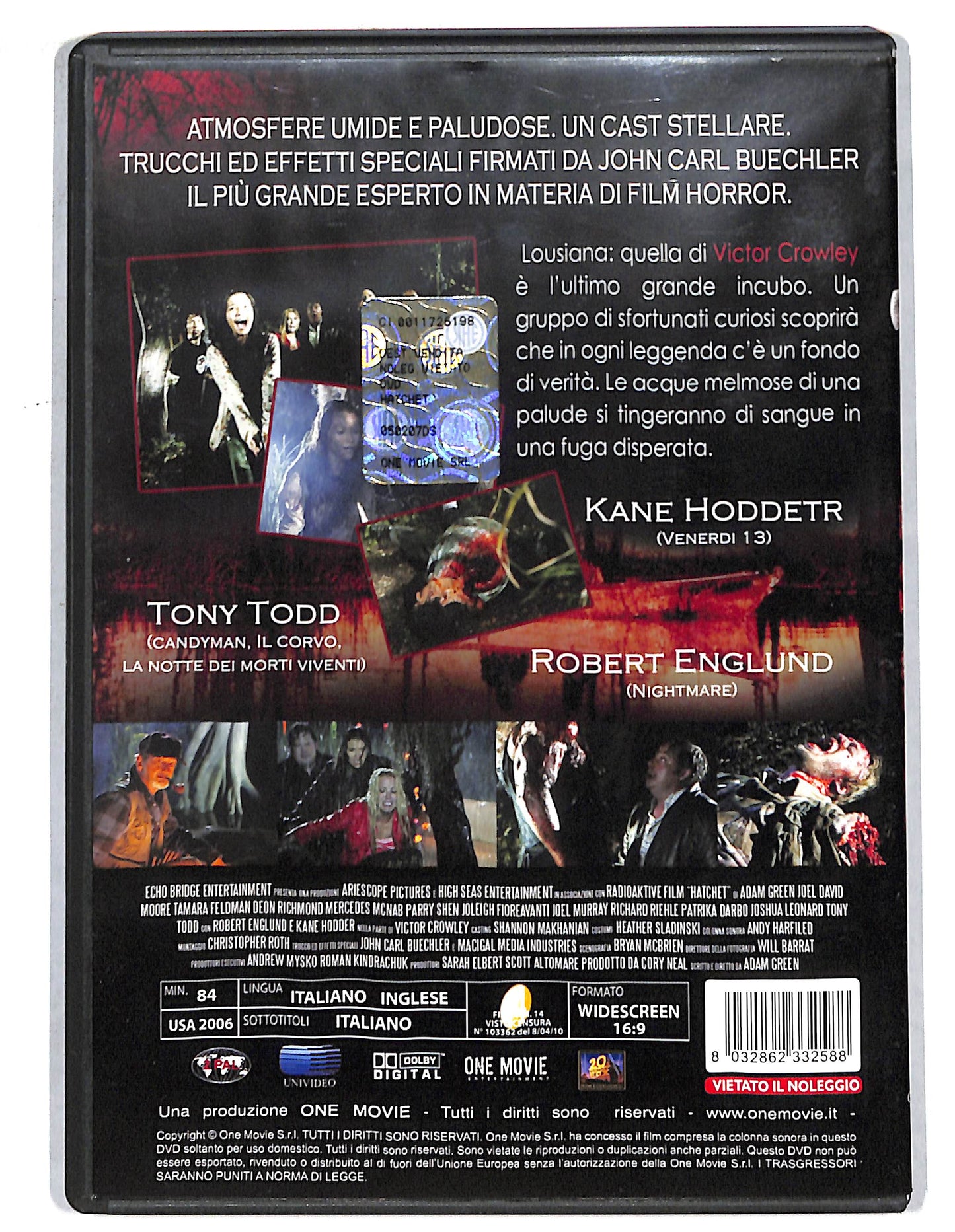 EBOND Hatchet - Old school american horror DVD D735928