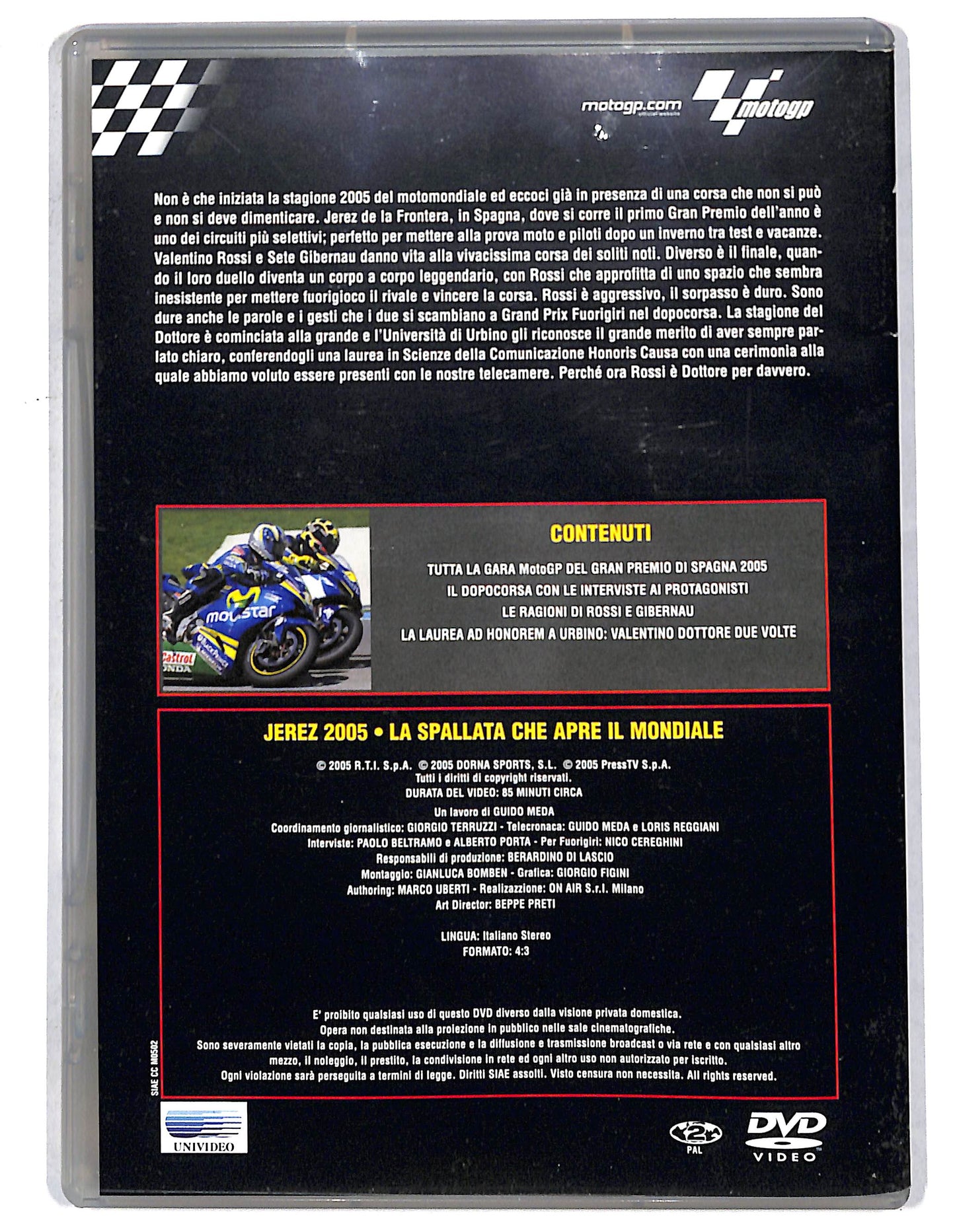 EBOND Jerez 2005 la spallata che apre il mondiale 1 EDITORIALE  DVD D735942