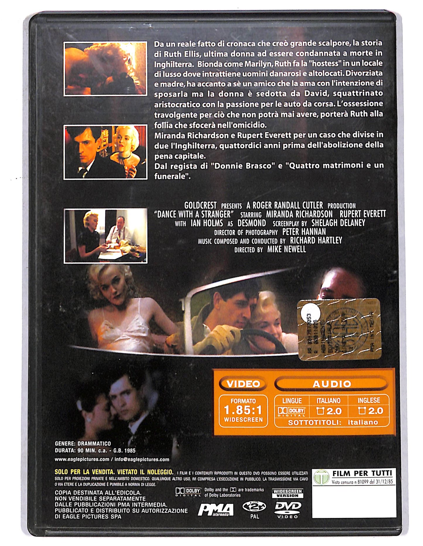 EBOND Ballando con uno sconosciuto DVD EDITORIALE D735958