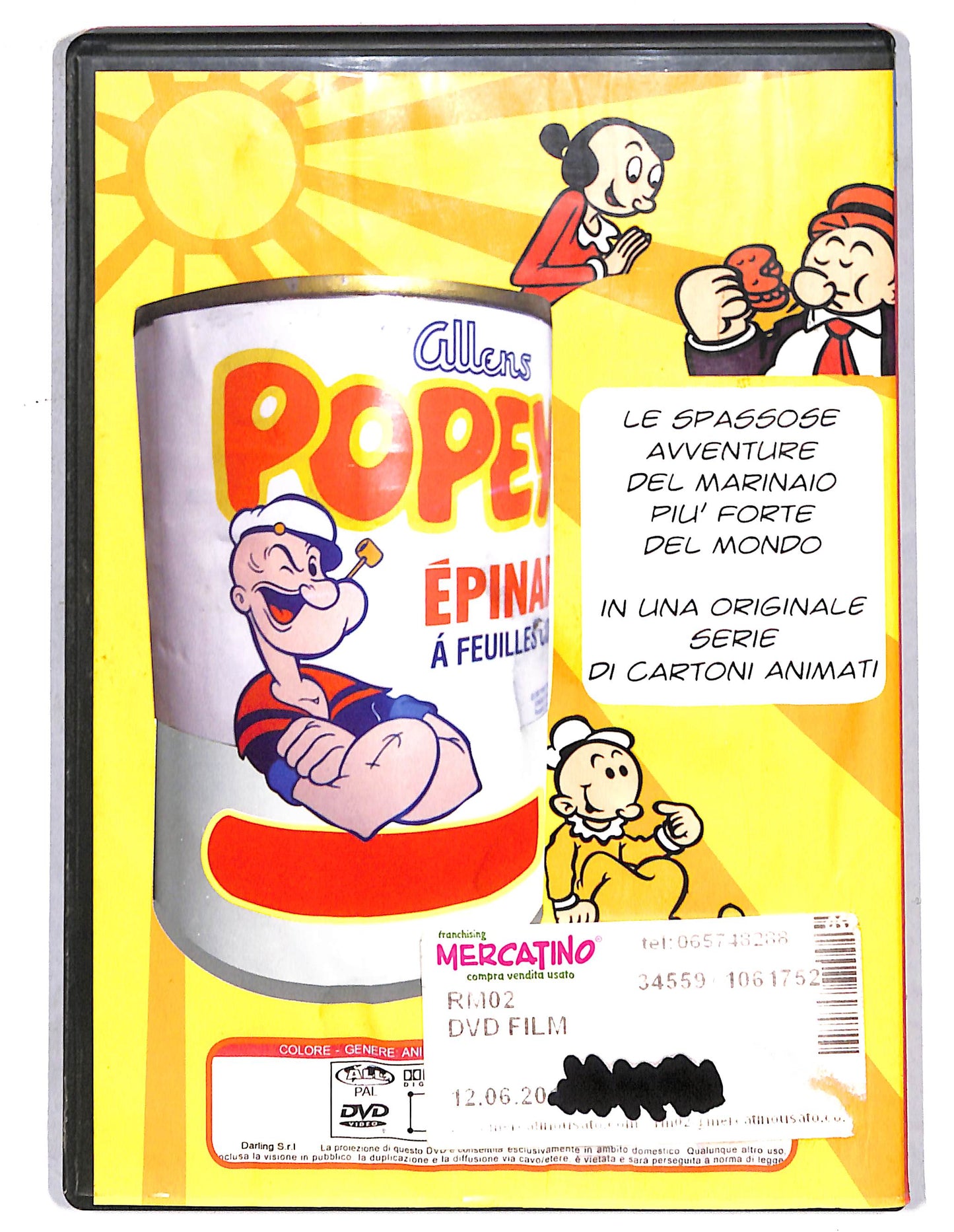 EBOND Braccio di ferro DVD D736011