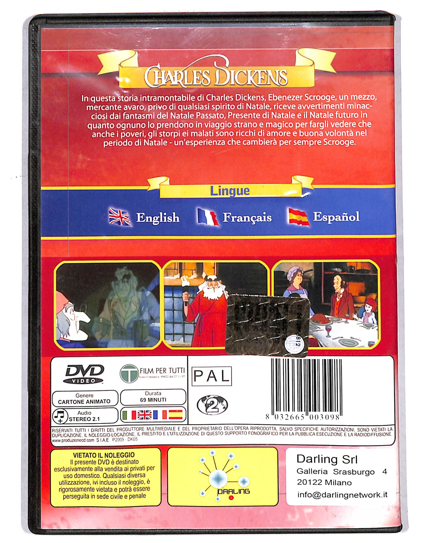 EBOND A Christmas Carol EDITORIALE DVD D736017
