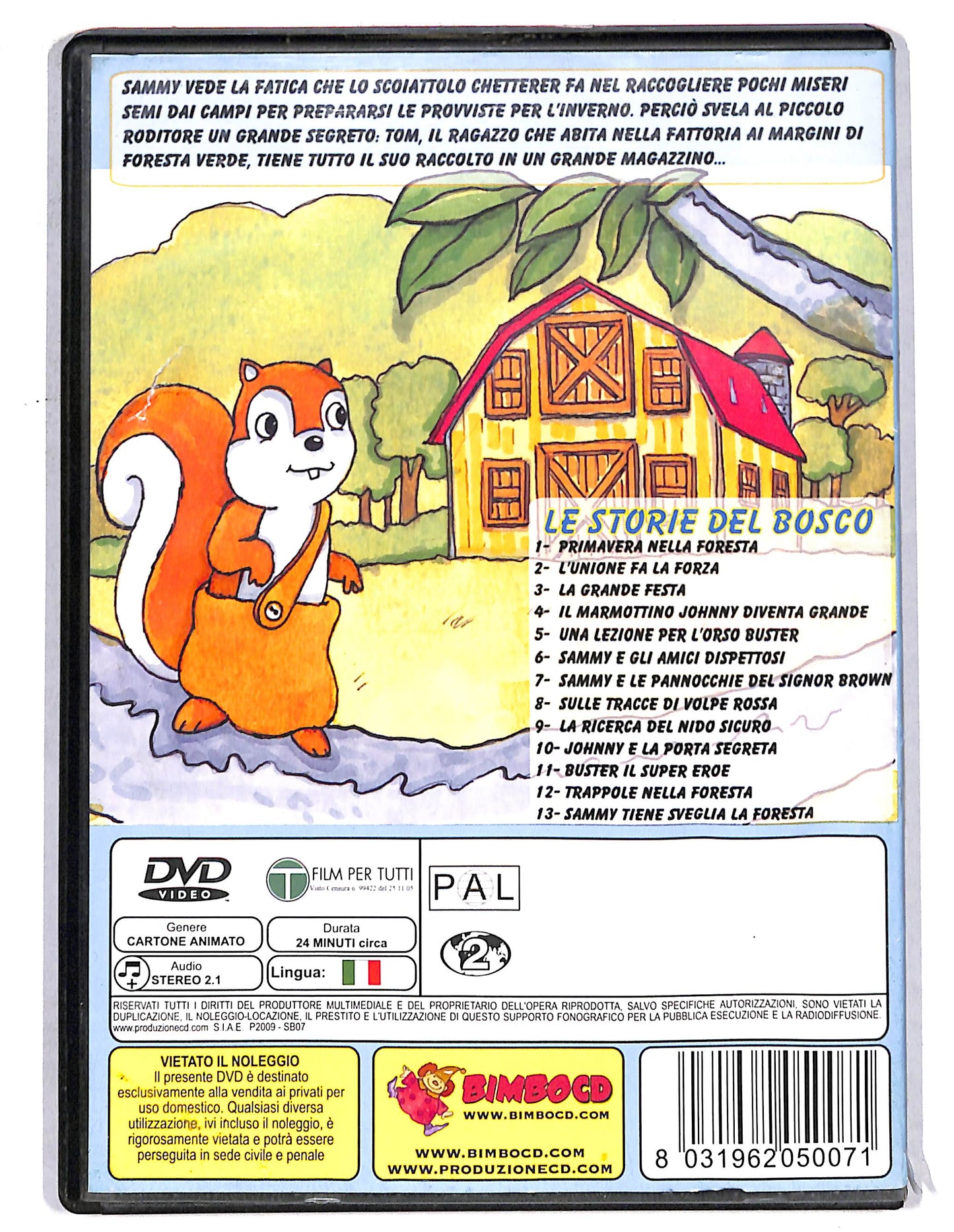 EBOND Le Storie del Bosco Le Pannocchie del Signor Brown DVD D736019