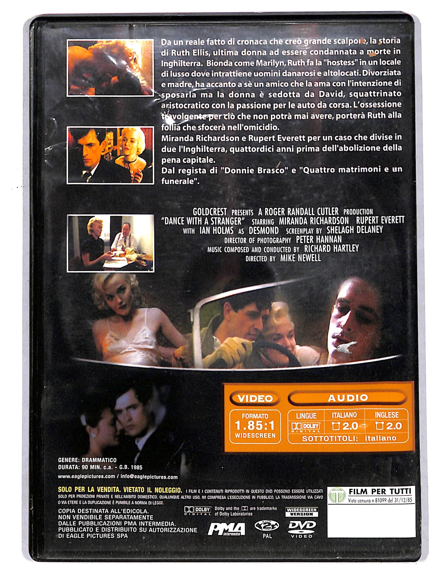 EBOND Ballando con uno sconosciuto DVD EDITORIALE D736030