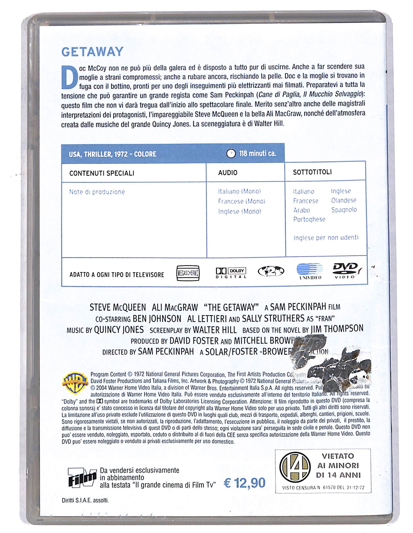 EBOND Getaway! Serie 02 Numero 02 EDITORIALE DVD D736031