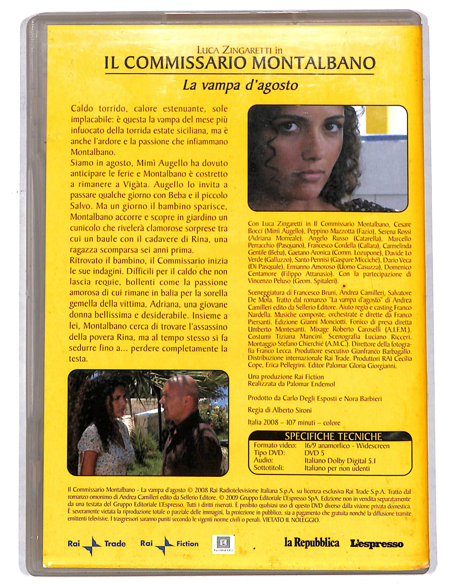 EBOND La Vampa D'agosto Il Commissario Montalbano Vol.1 DVD Editoriale EDITORIALE D736044